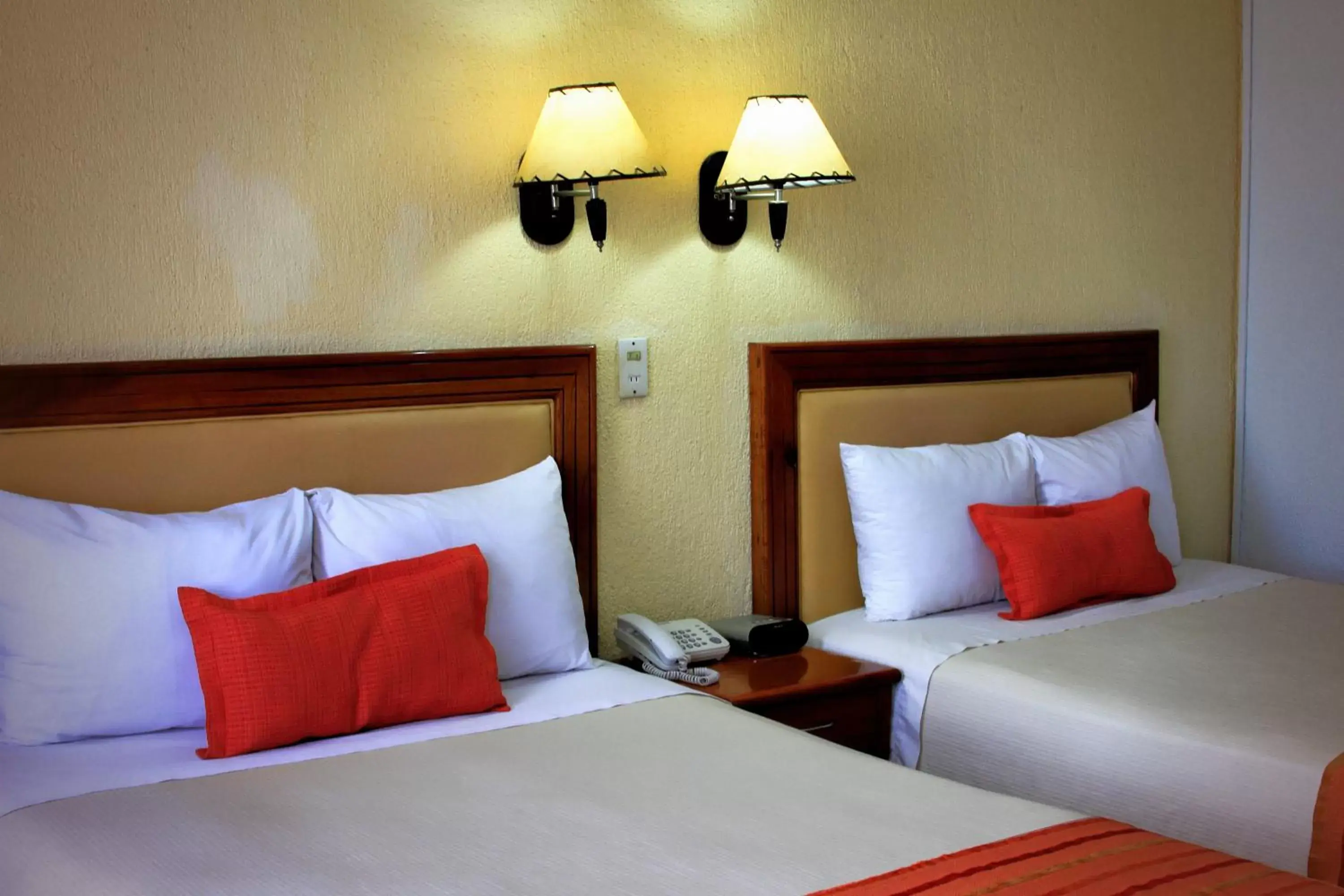 Bed in Hotel Báez Carrizal