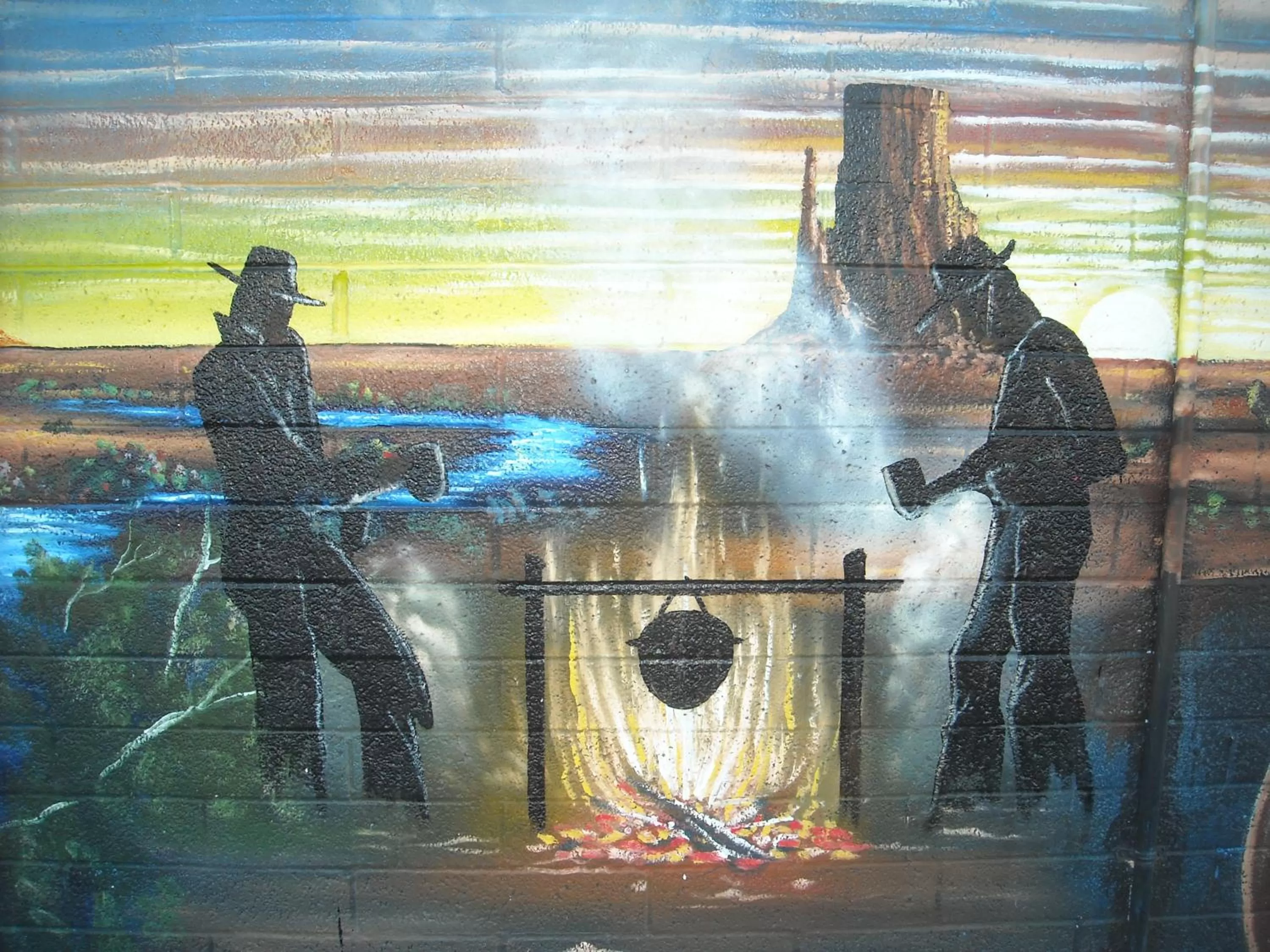 Decorative detail in Stagecoach 66 Motel