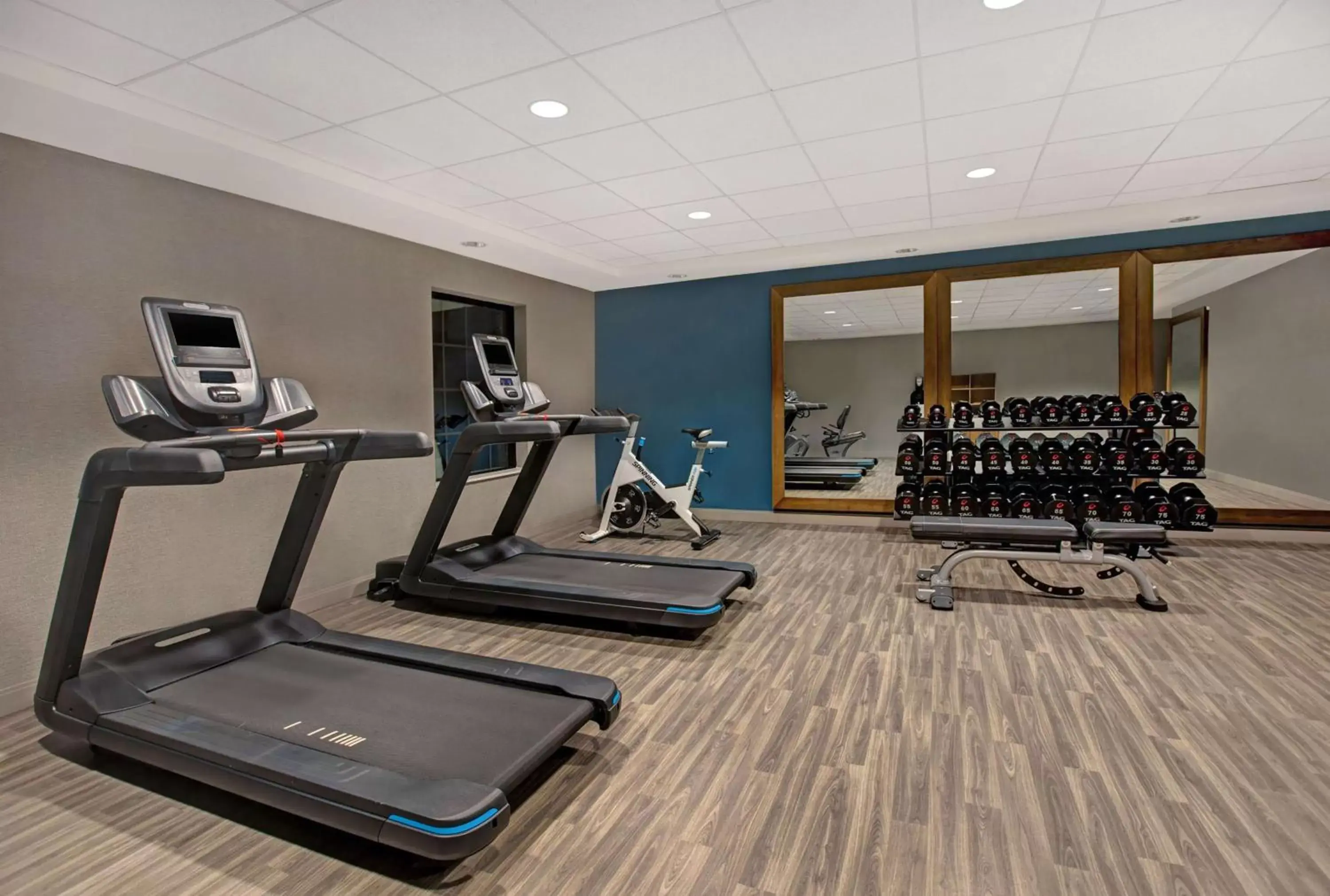 Fitness centre/facilities in Hampton Inn Westfield Fitness centre/facilities in Hampton Inn Westfield