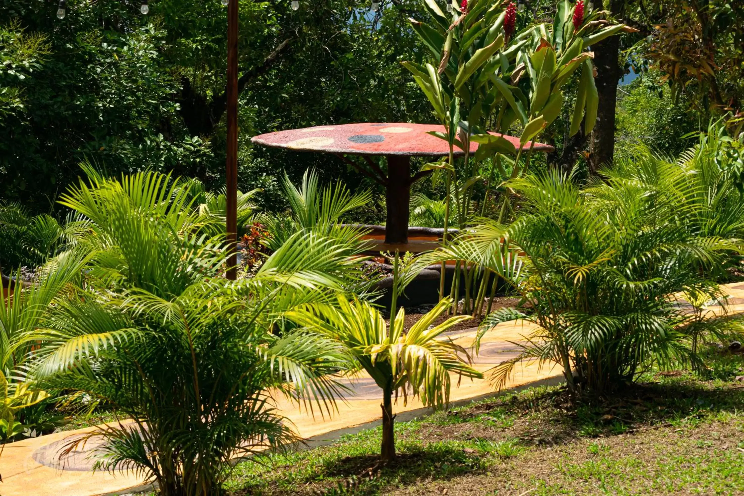 Hot Spring Bath, Garden in Hotel Heliconias Nature Inn & Hot Springs