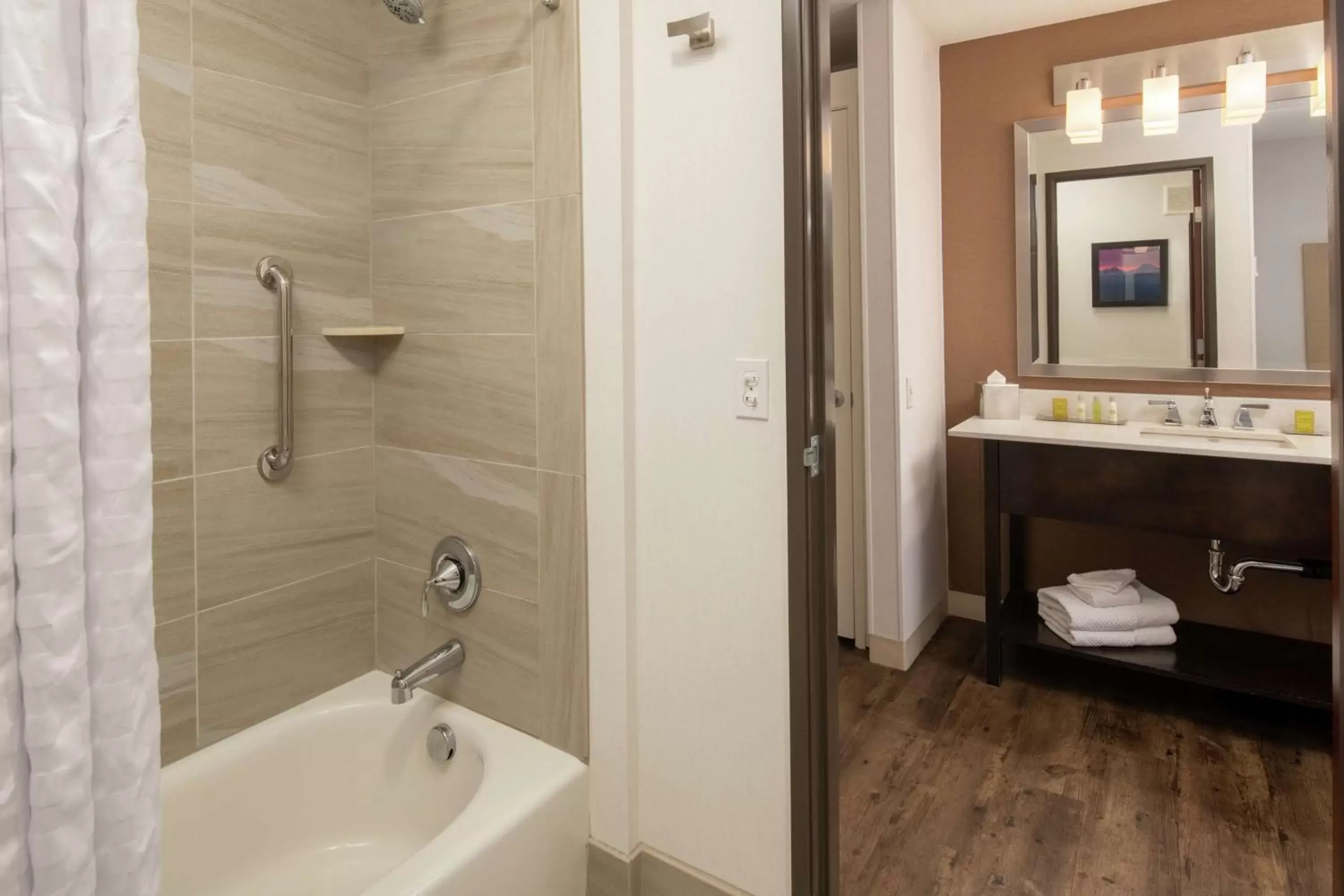 Bathroom in DoubleTree by Hilton Portland Tigard