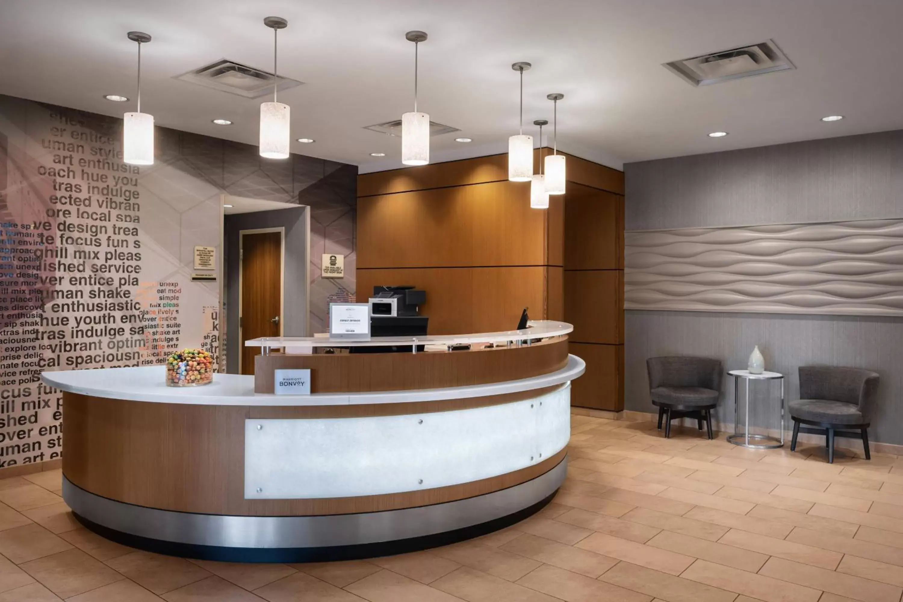 Lobby or reception, Lobby/Reception in SpringHill Suites by Marriott Syracuse Carrier Circle