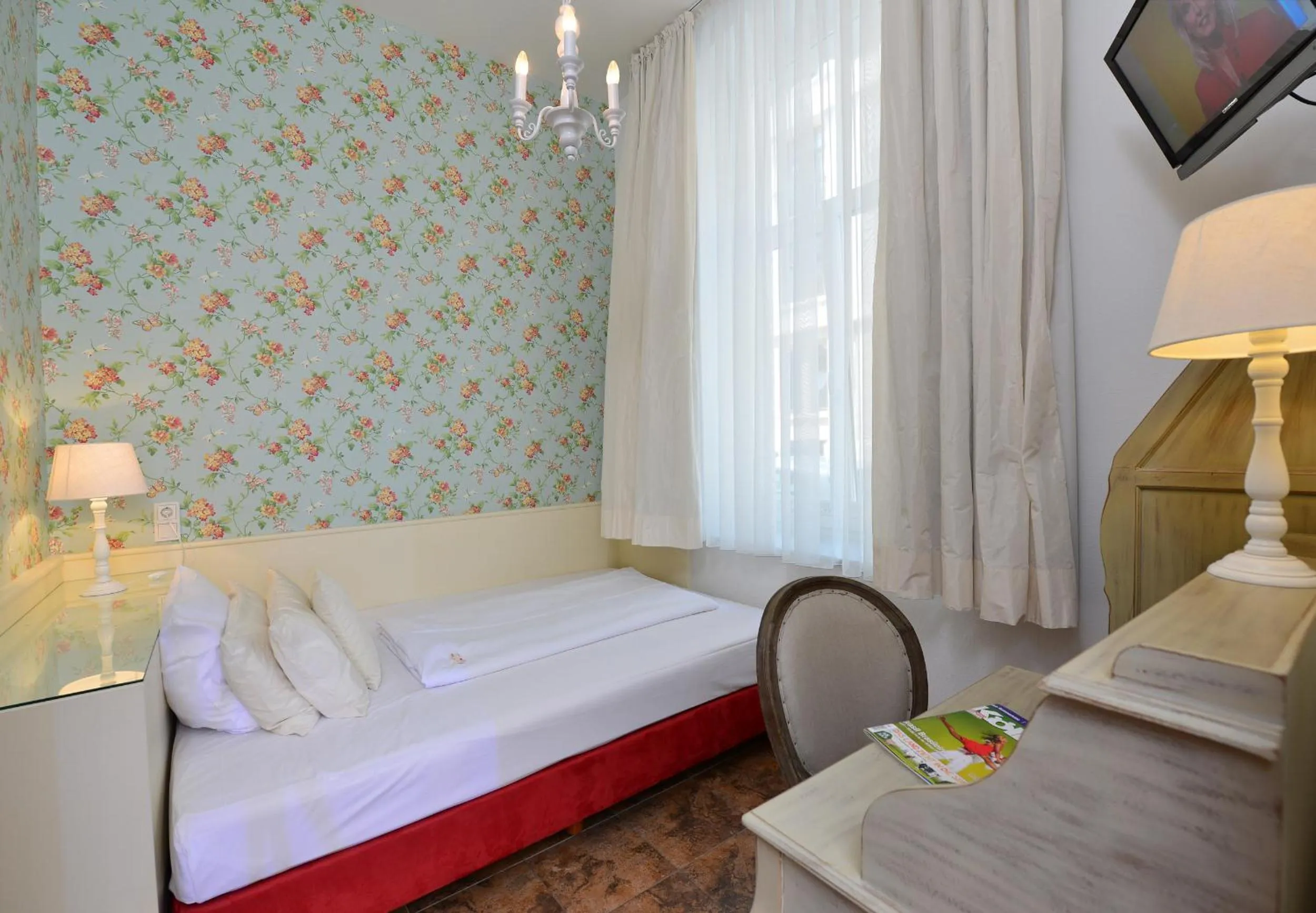 Bed in Hotel Domstern