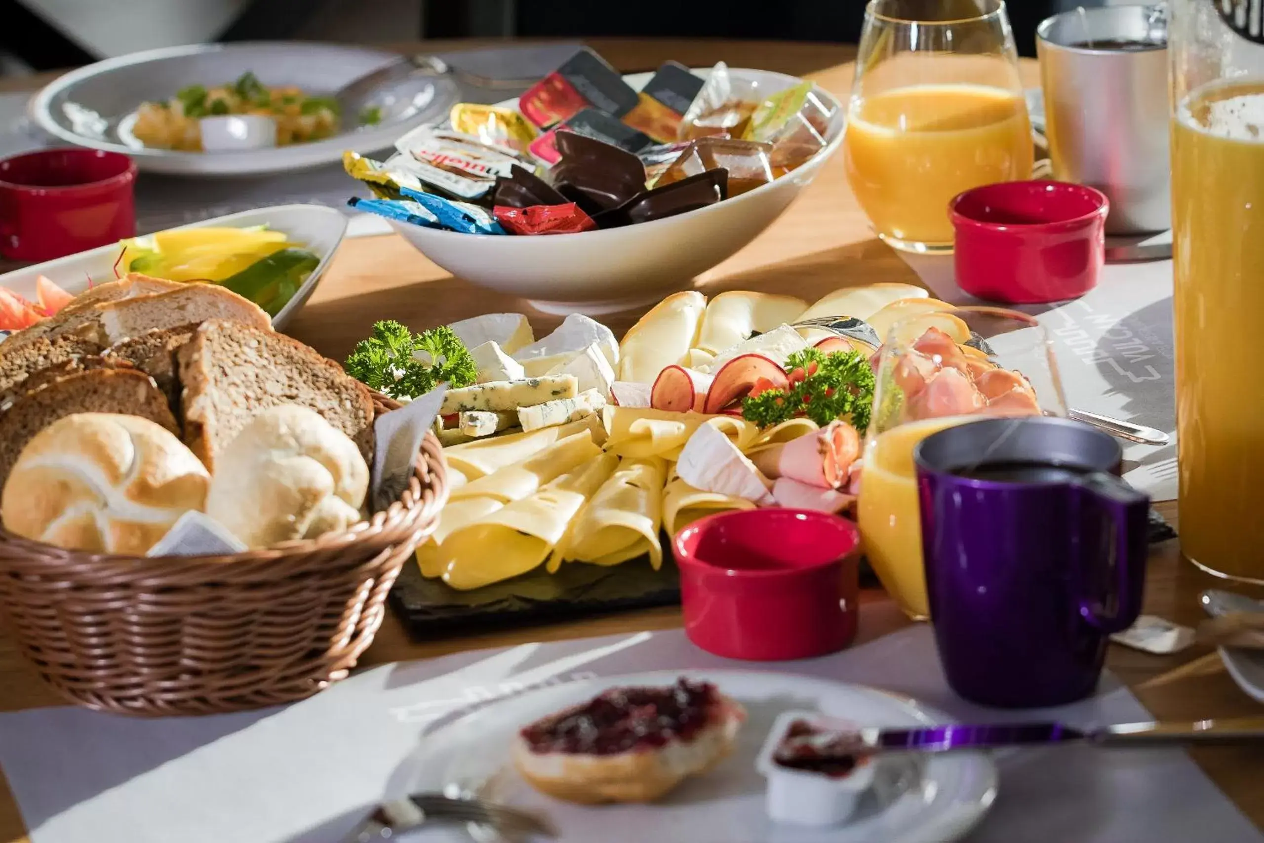 Buffet breakfast in Vulcan Hotel Buffet breakfast in Vulcan Hotel