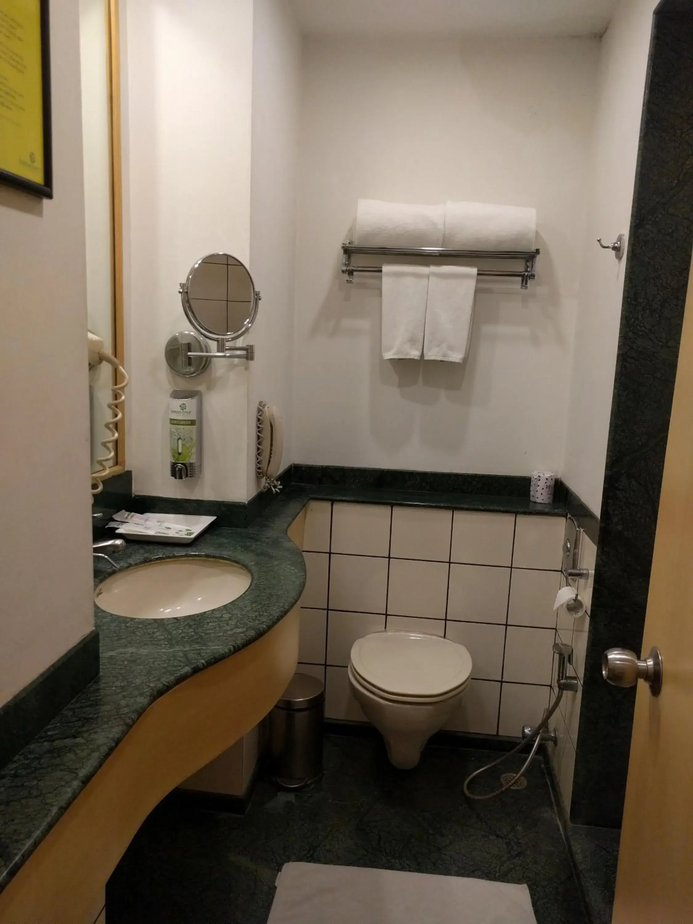 Toilet in Lemon Tree Hotel, Udyog Vihar, Gurugram