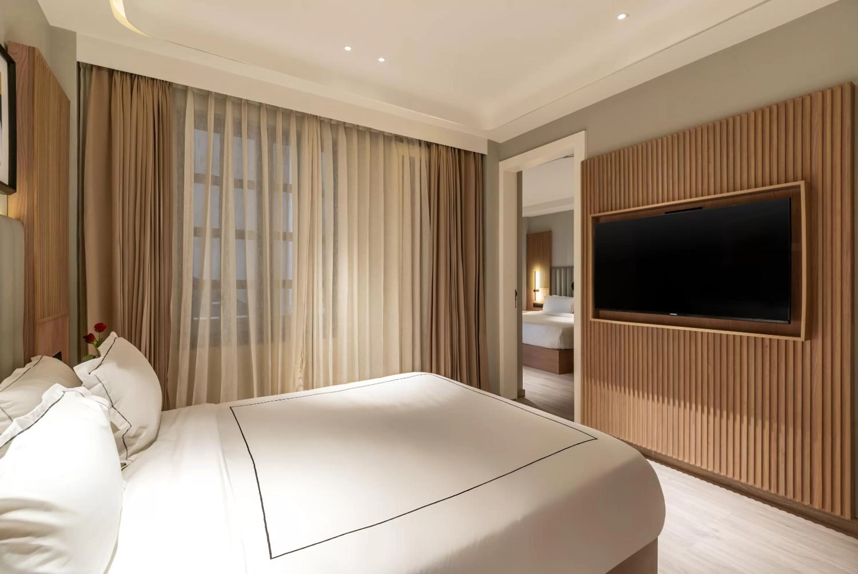 Bedroom, Bed in Downtown Prime A Premium Boutique Hotel Udaipur - My Downtown Hotels