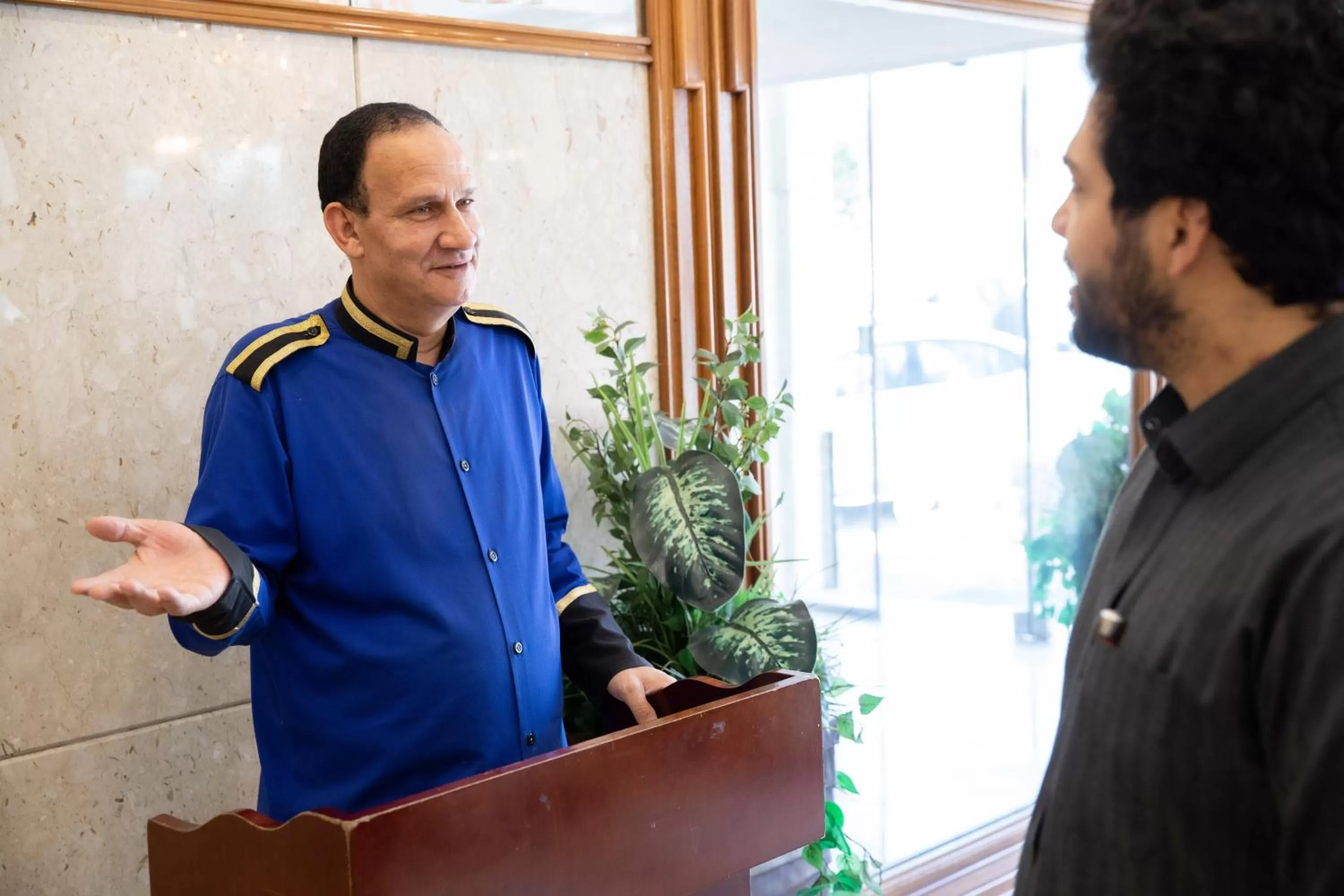 Staff in Hyatt Jeddah Continental Hotel