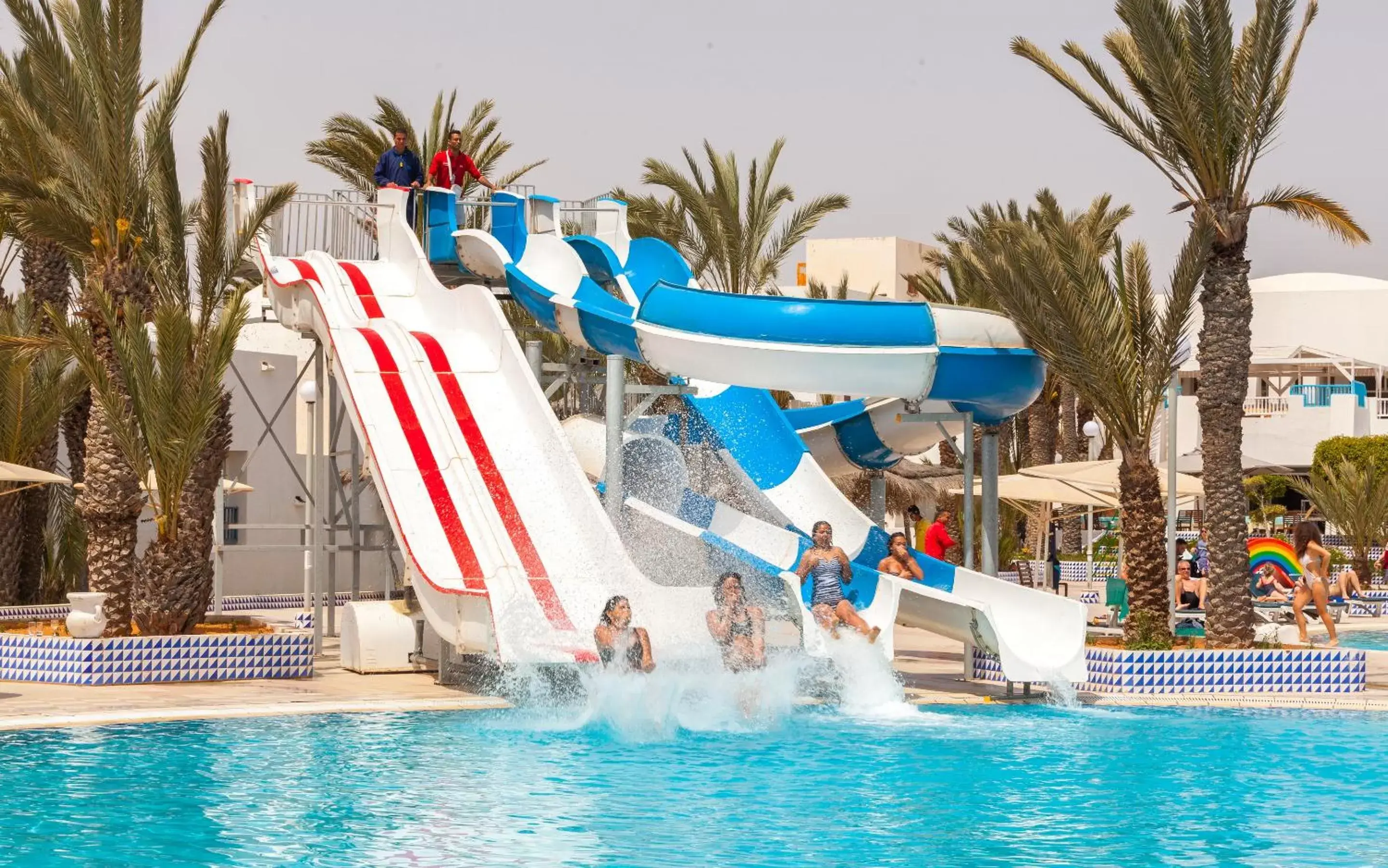 Swimming pool, Water Park in El Mouradi Djerba Menzel