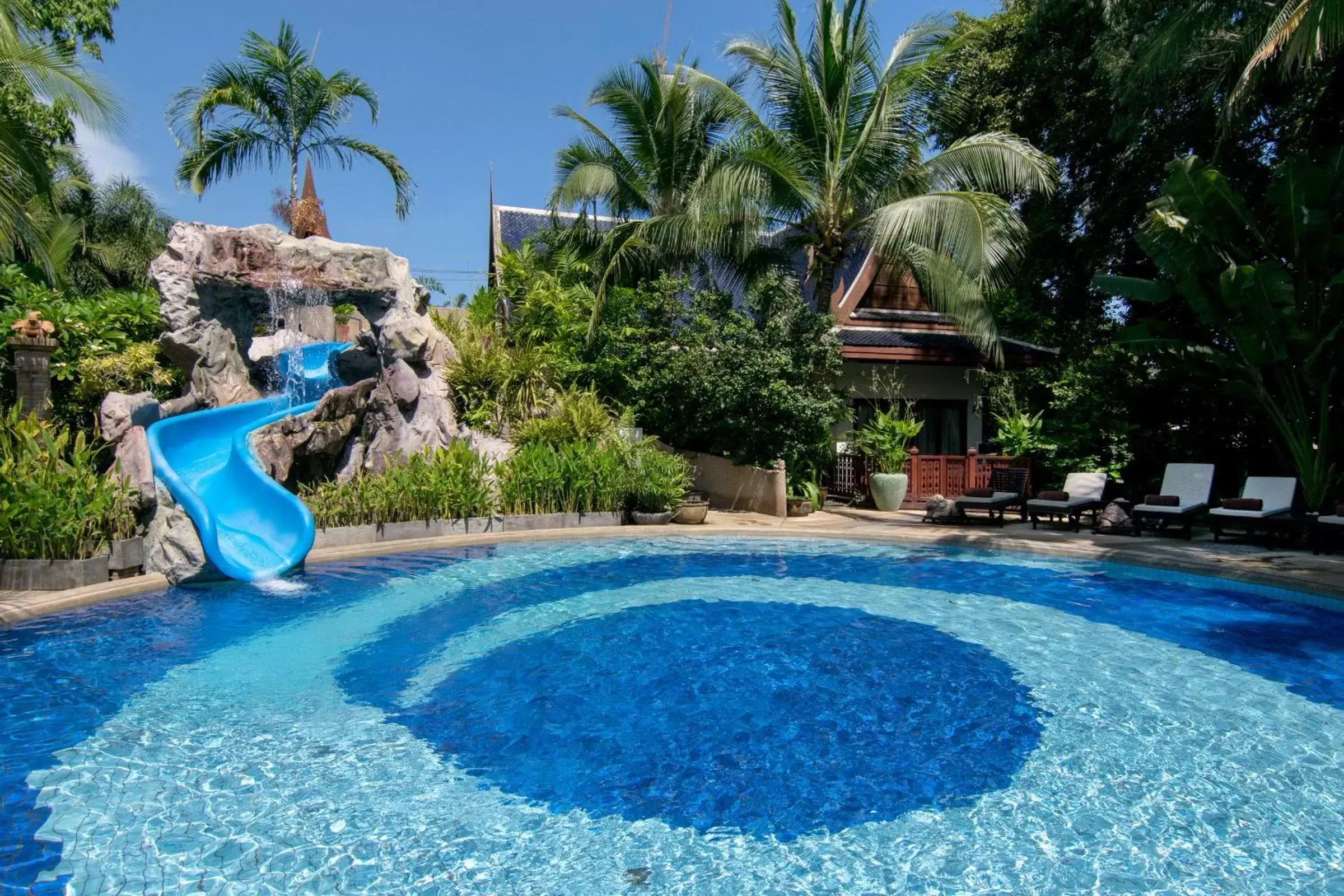 Swimming pool, Water Park in Siam Bayshore Resort Pattaya