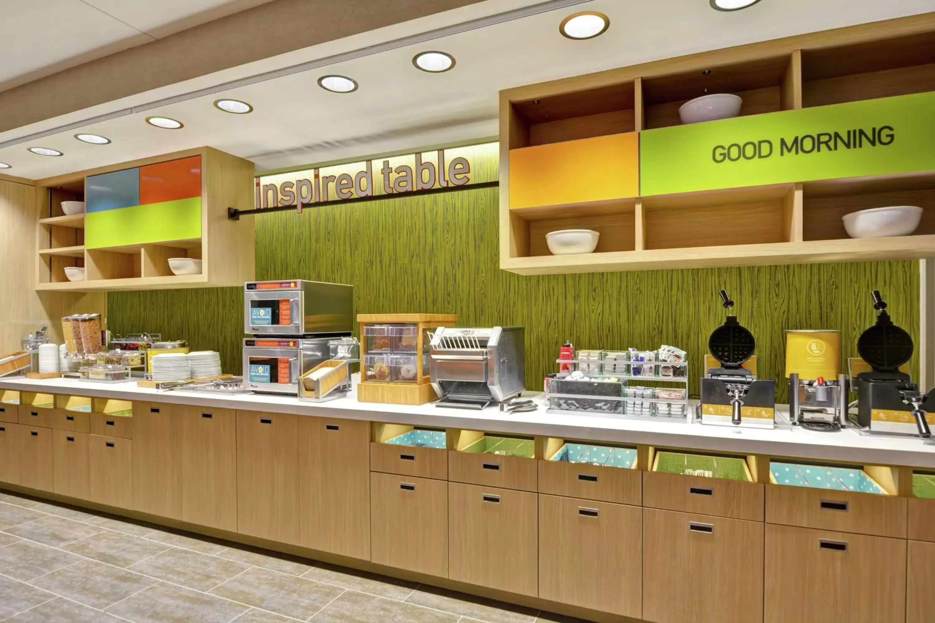 Breakfast in Home2 Suites By Hilton Madison Huntsville Airport Breakfast in Home2 Suites By Hilton Madison Huntsville Airport