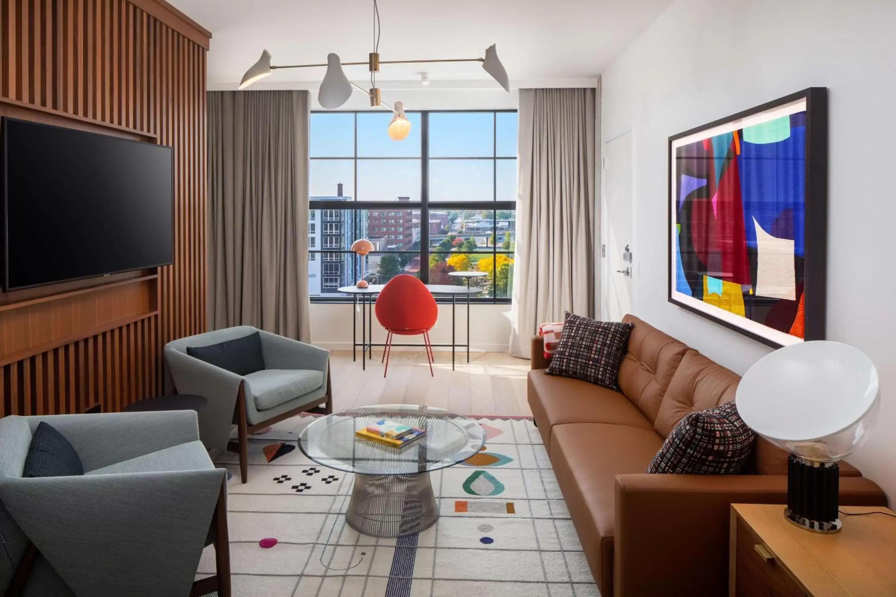 Living room, Seating Area in Canopy By Hilton Grand Rapids Downtown