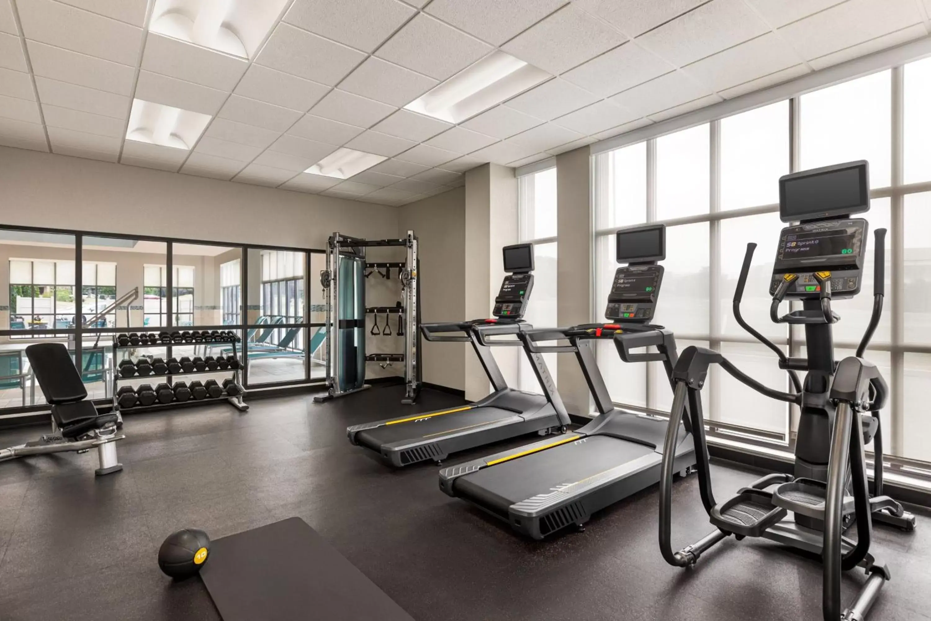 Fitness centre/facilities, Fitness Center/Facilities in TownePlace Suites by Marriott Harrisburg West/Mechanicsburg