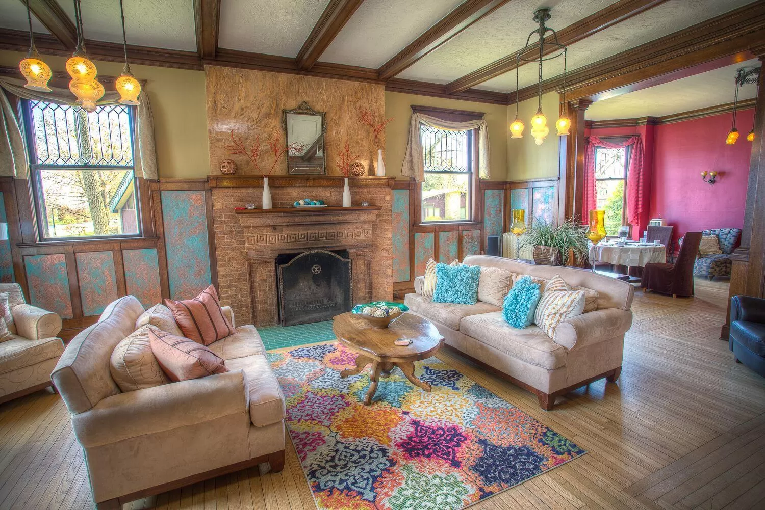 Living room in Lauerman House Inn Bed & Breakfast