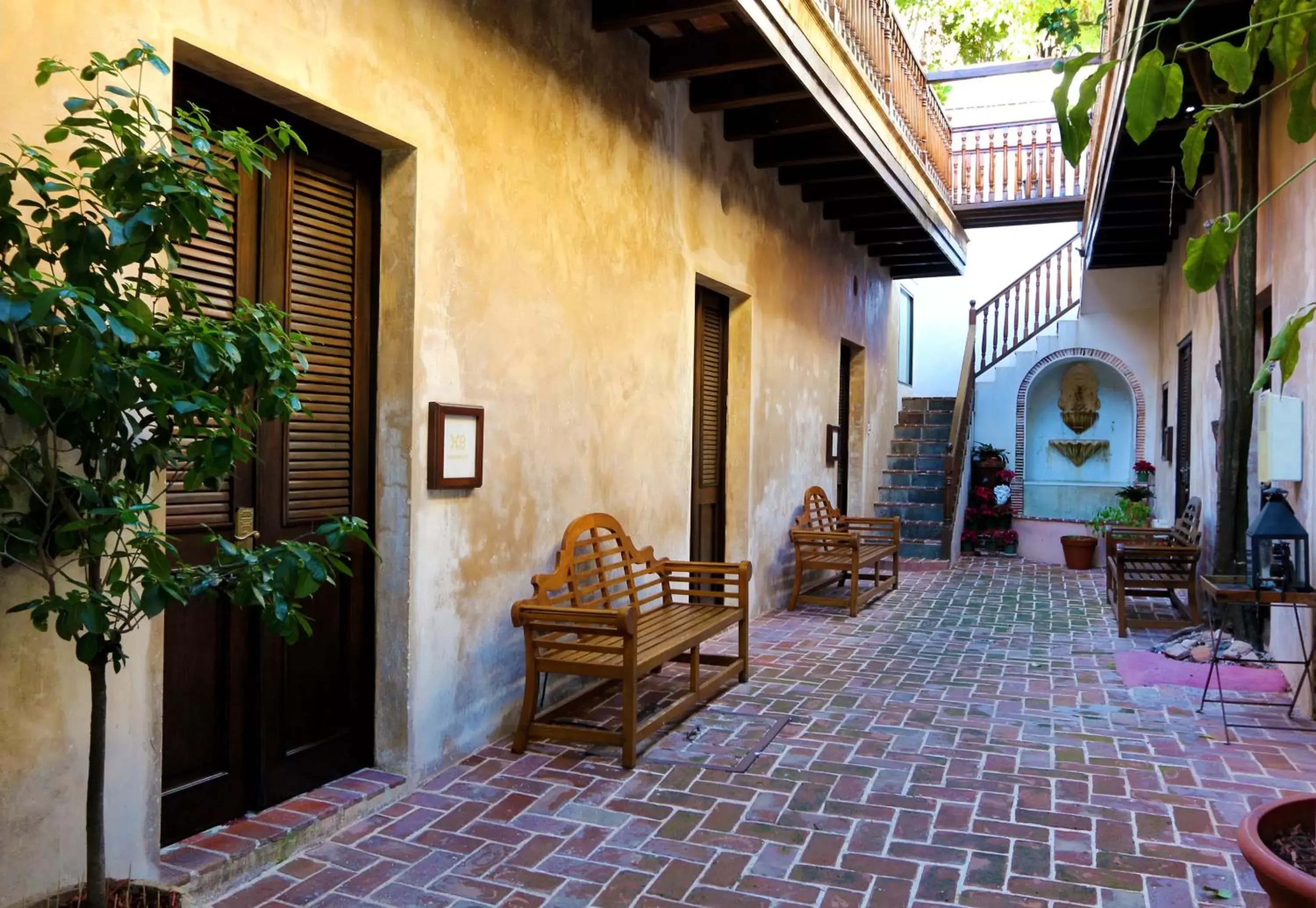 Patio in Villa Herencia Hotel