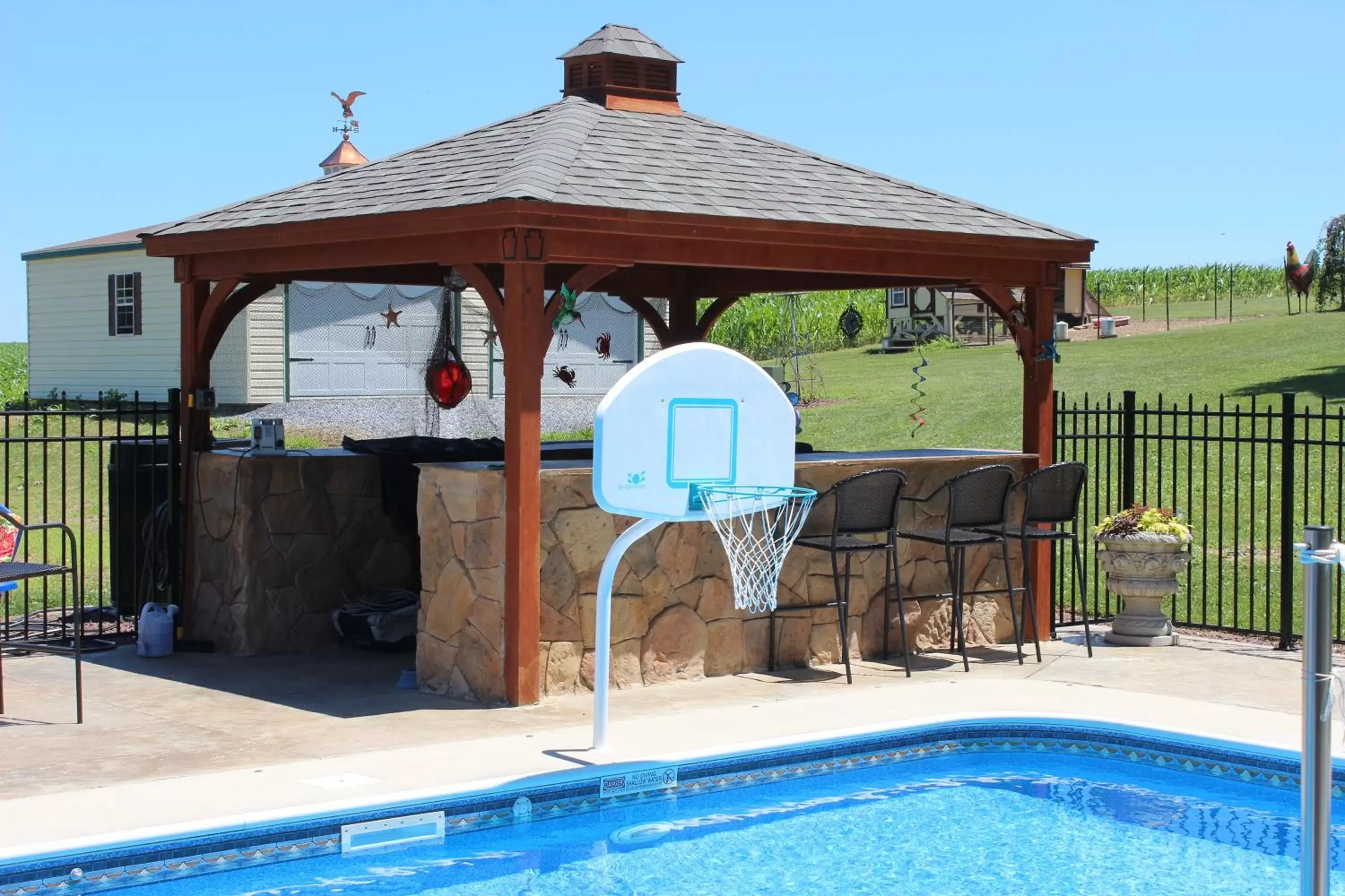 Swimming Pool in Carriage Stop Bed & Breakfast