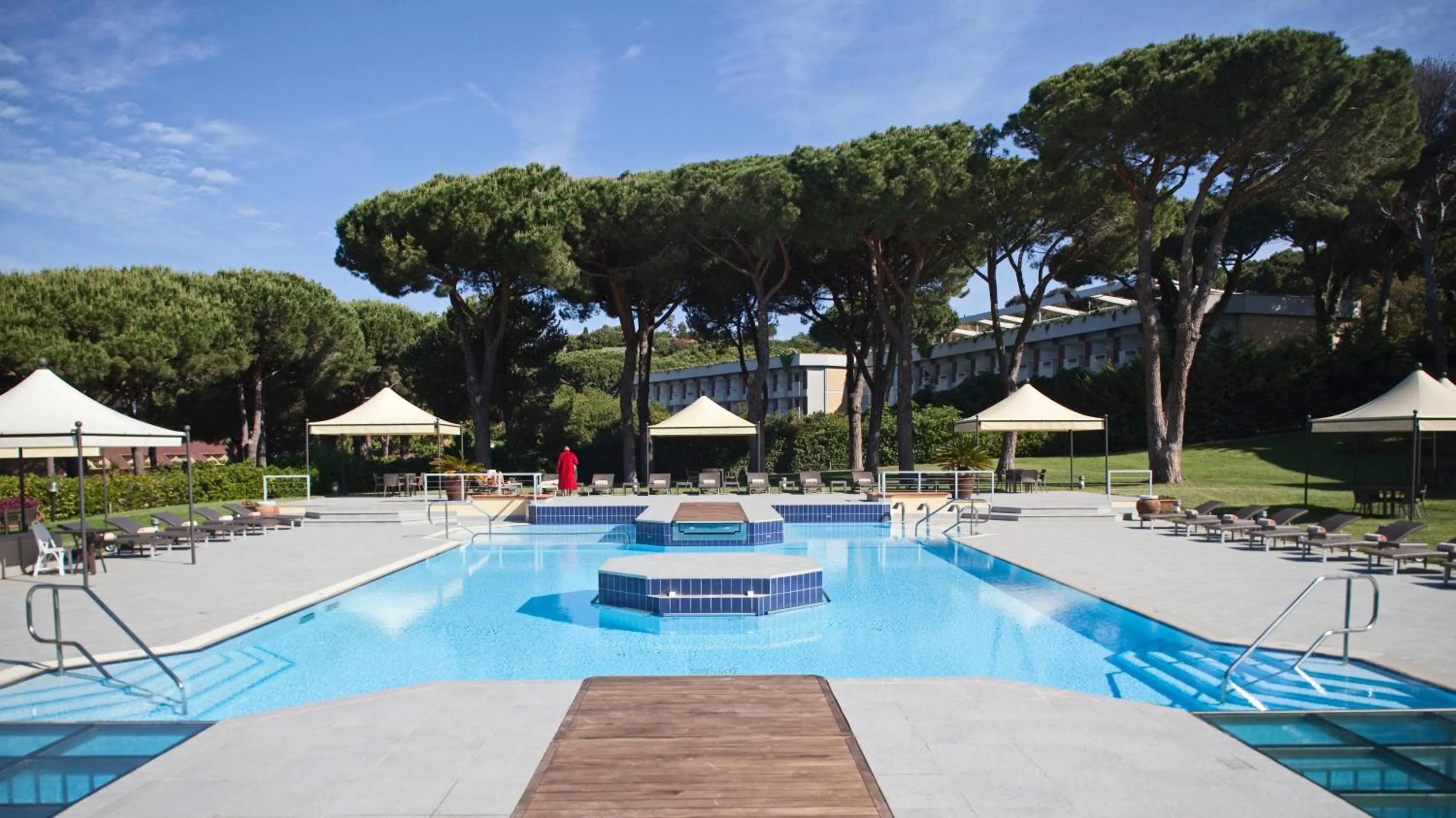Swimming pool in Golf Hotel Punta Ala