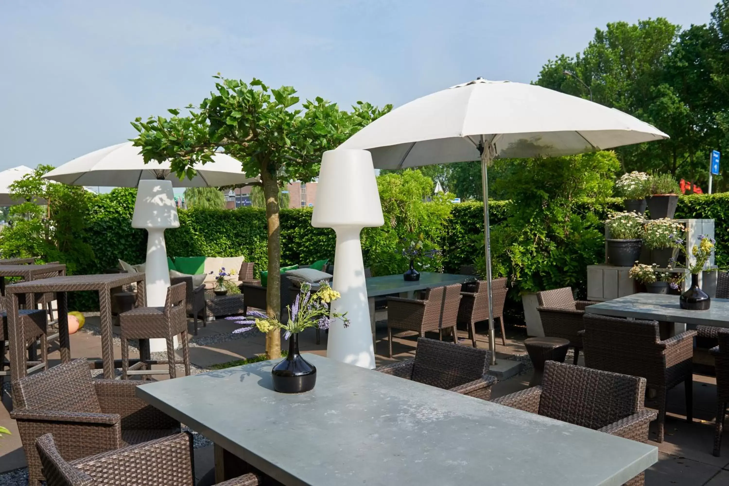 Garden, Restaurant/Places to Eat in Hotel Babylon Heerhugowaard - Alkmaar