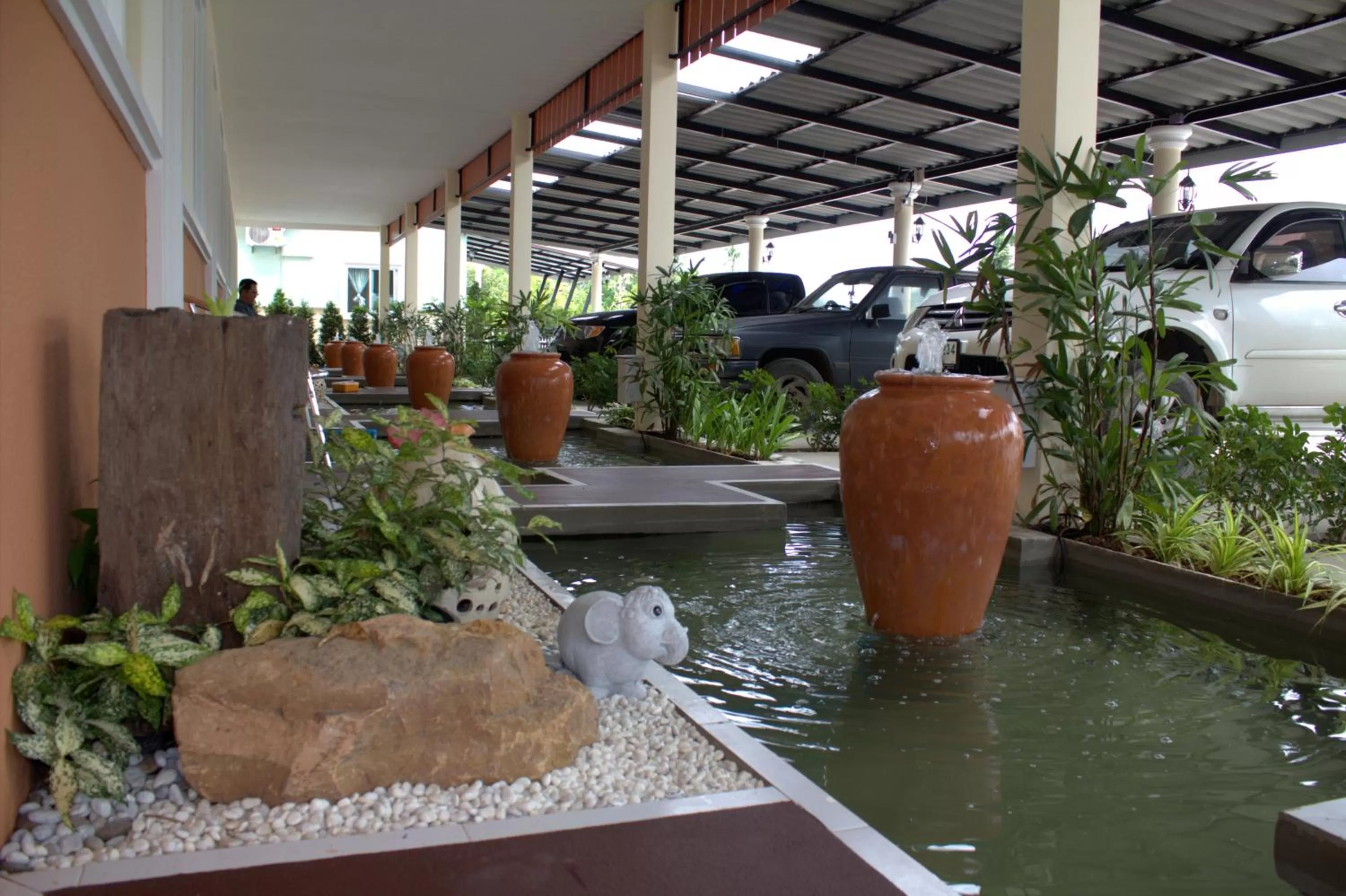 Garden in Fancy Carp Resort