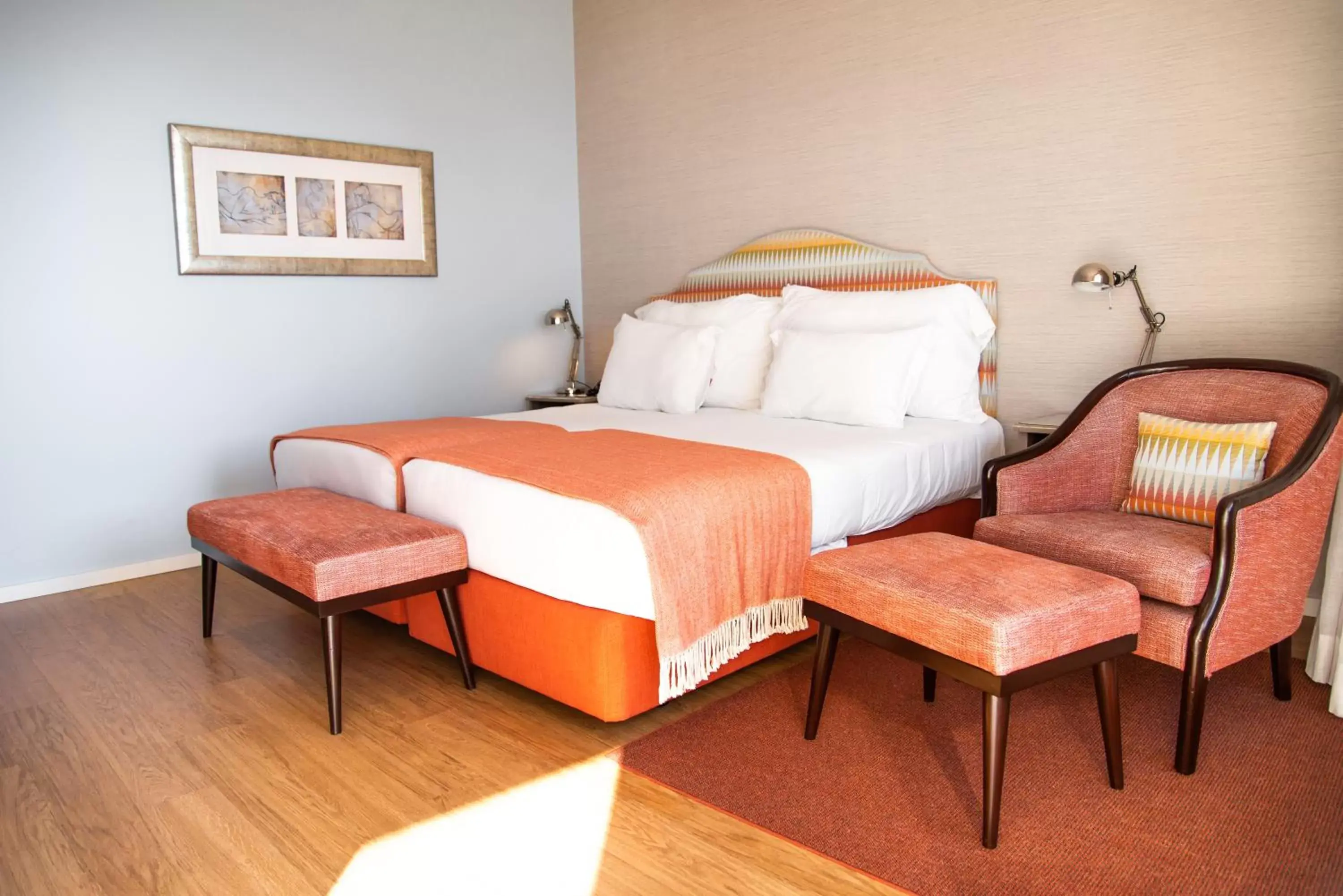 Bed in Pestana Promenade Ocean Resort Hotel