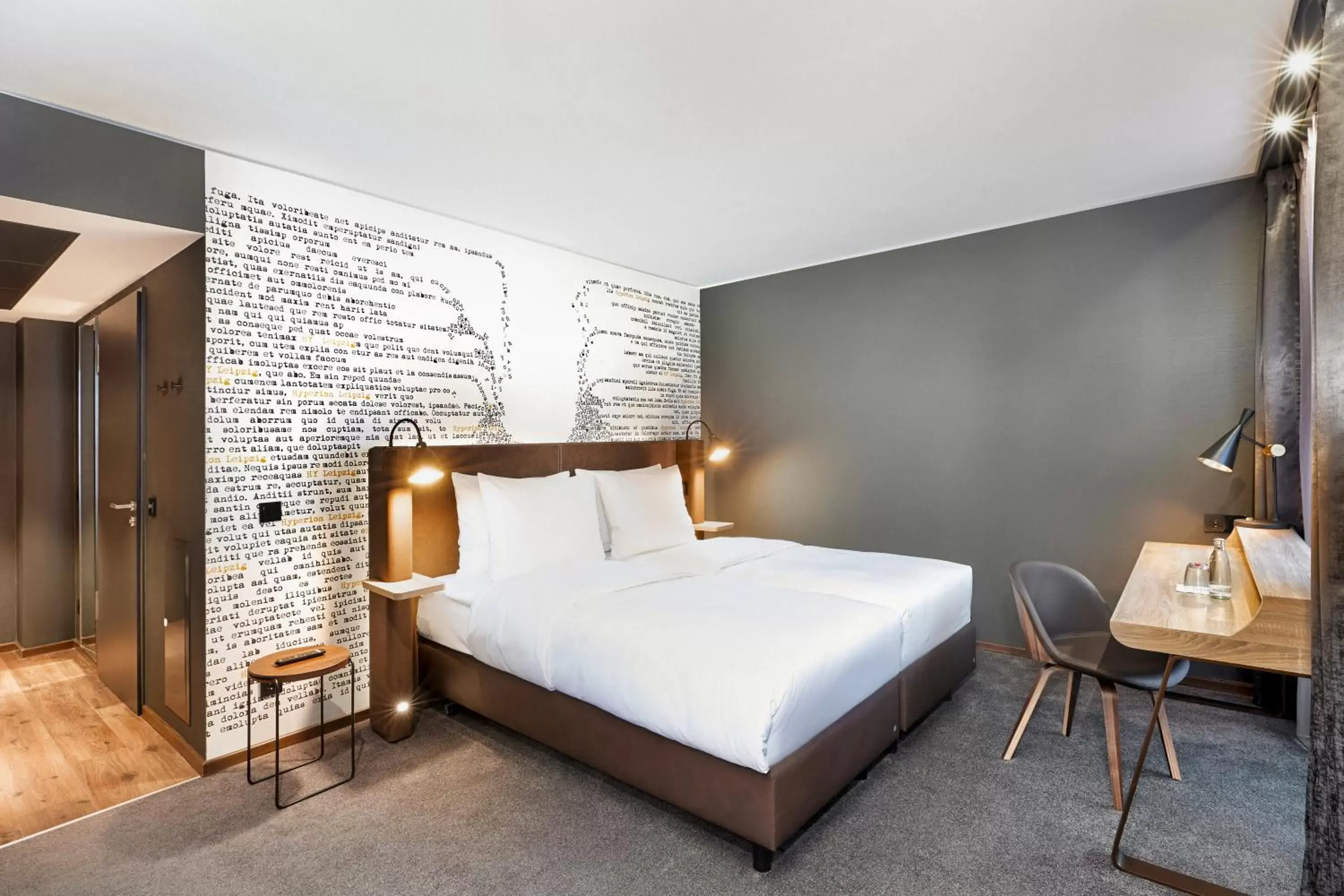 Photo of the whole room, Bed in HYPERION Hotel Leipzig Photo of the whole room, Bed in HYPERION Hotel Leipzig