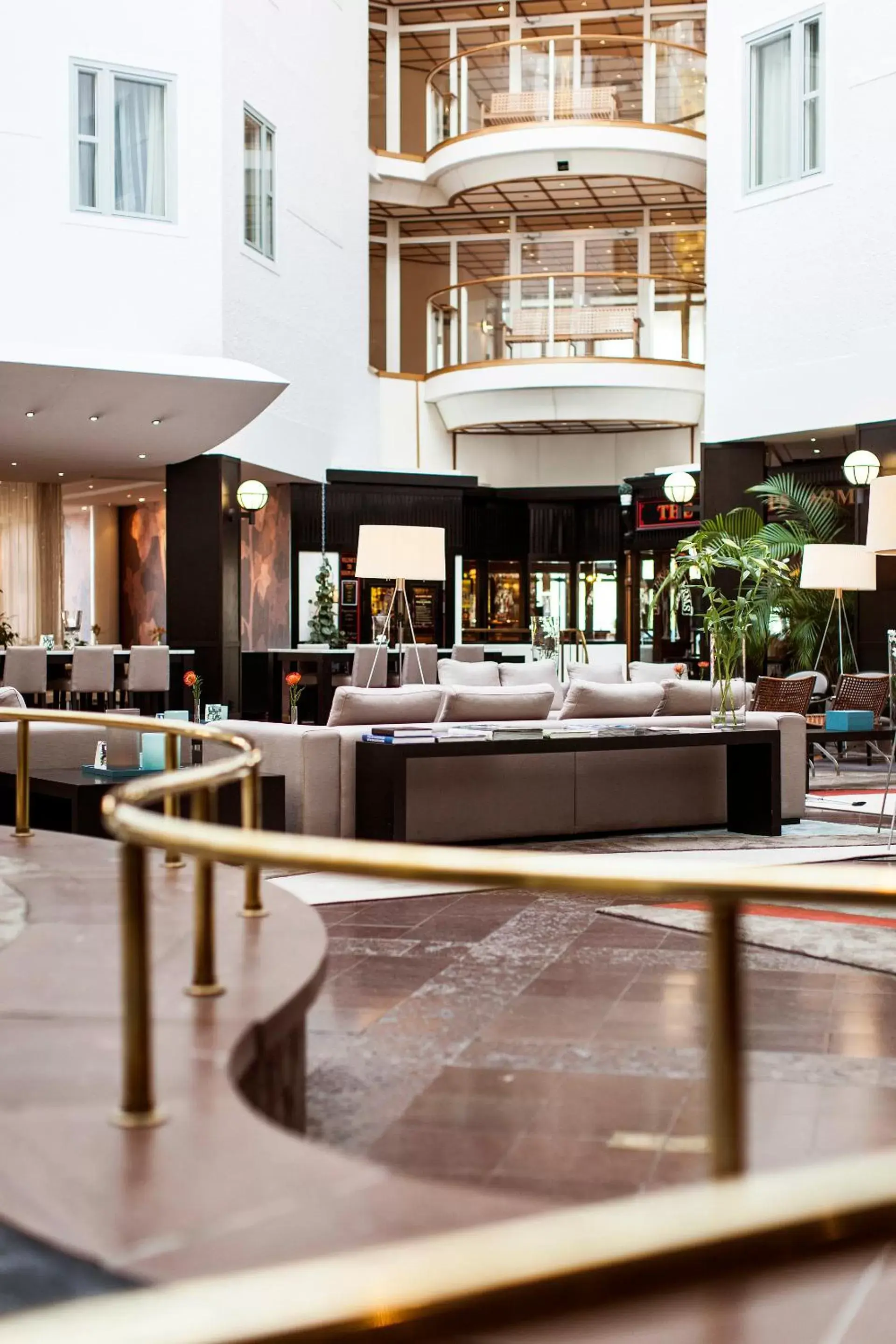 Lobby or reception in Elite Hotel Marina Plaza