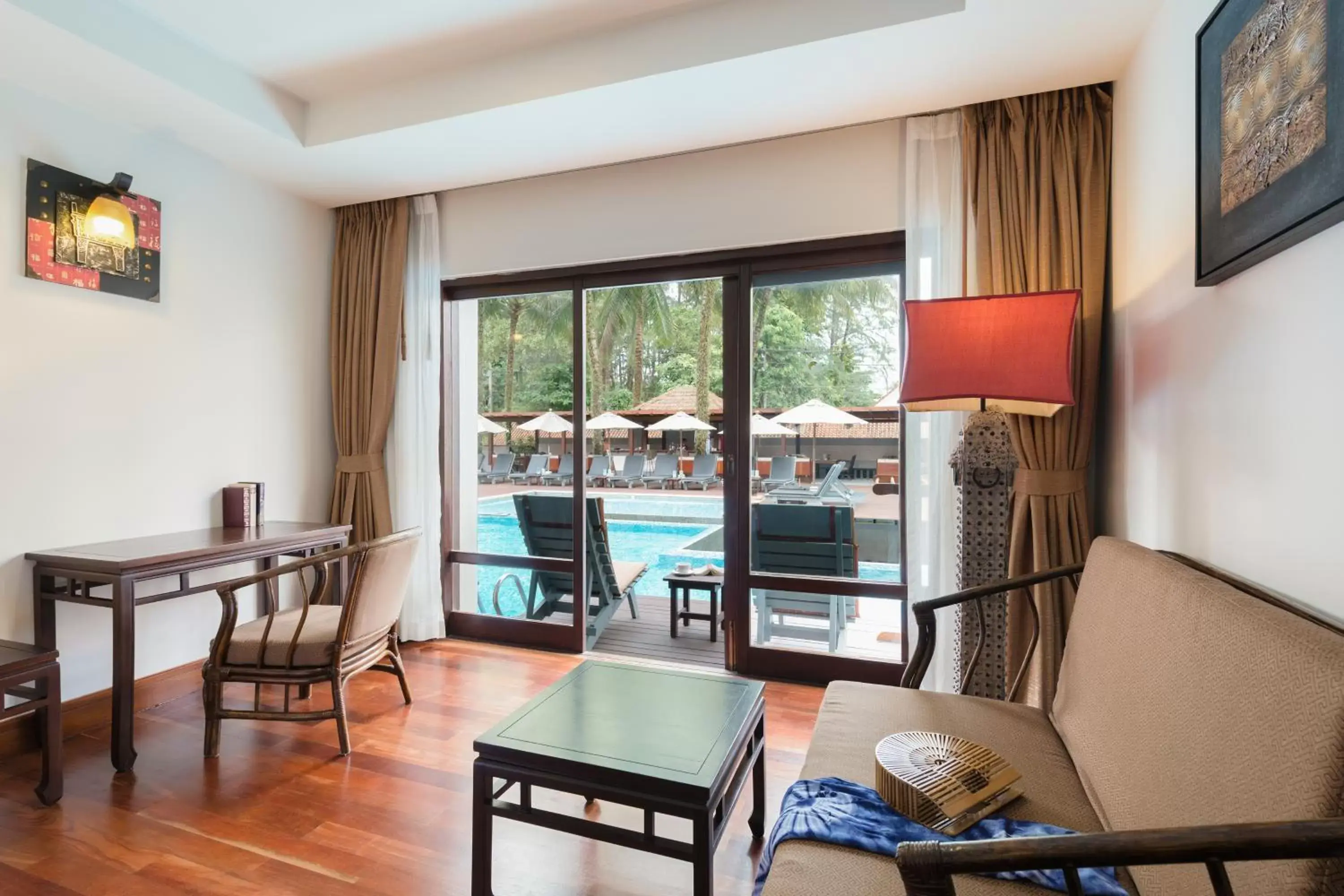 Balcony/Terrace, Pool View in Khaolak Oriental Resort - Adult Only