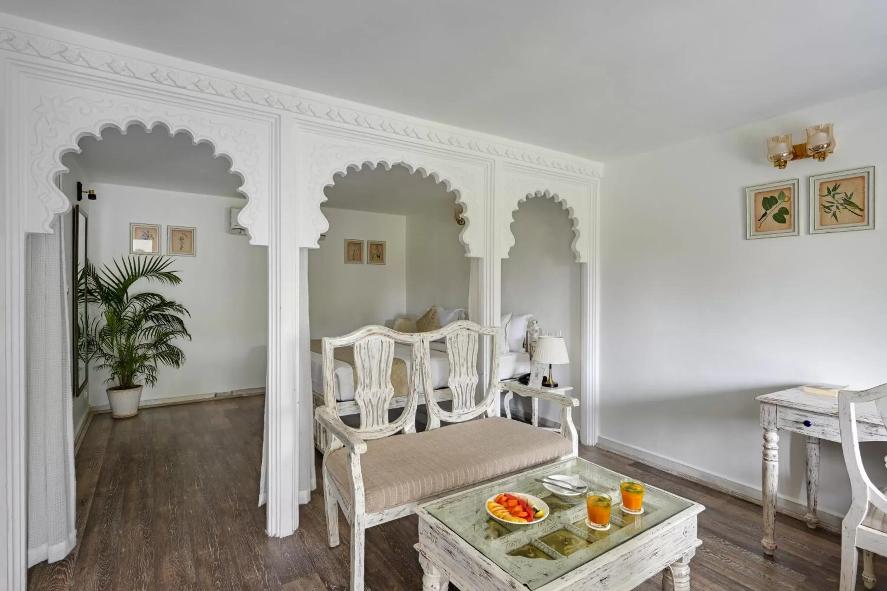 Seating Area in Swaroop Vilas - Lake Facing Boutique Hotel