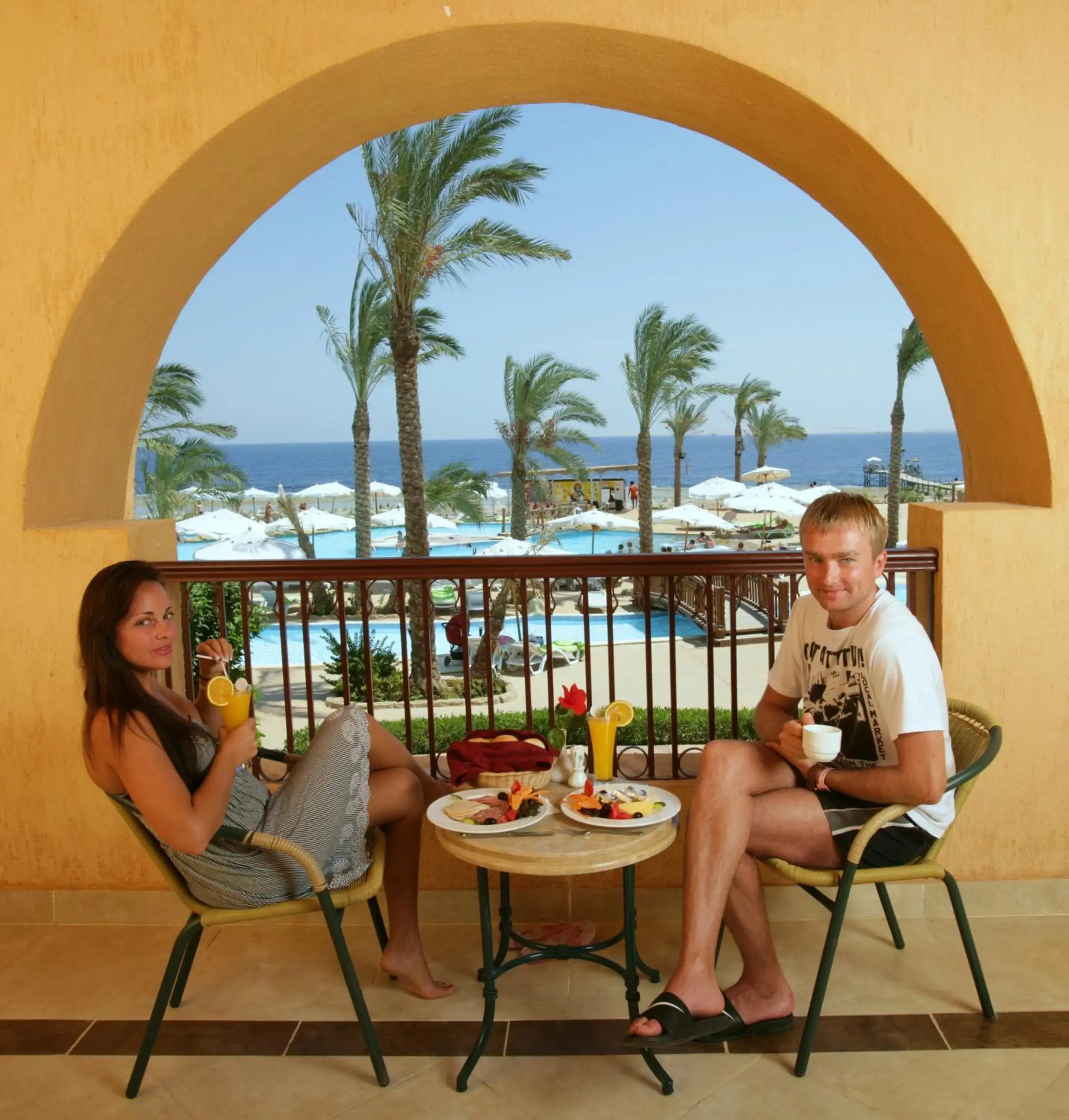 Balcony/Terrace in Rehana Royal Beach Resort - Aquapark & Spa - Family & Couples Only