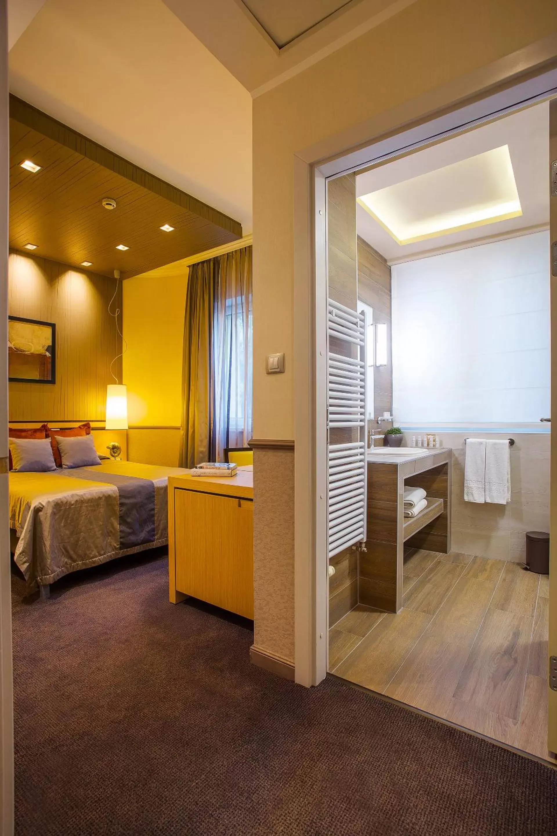 Photo of the whole room, Bed in Mamaison Hotel Andrassy Budapest Photo of the whole room, Bed in Mamaison Hotel Andrassy Budapest