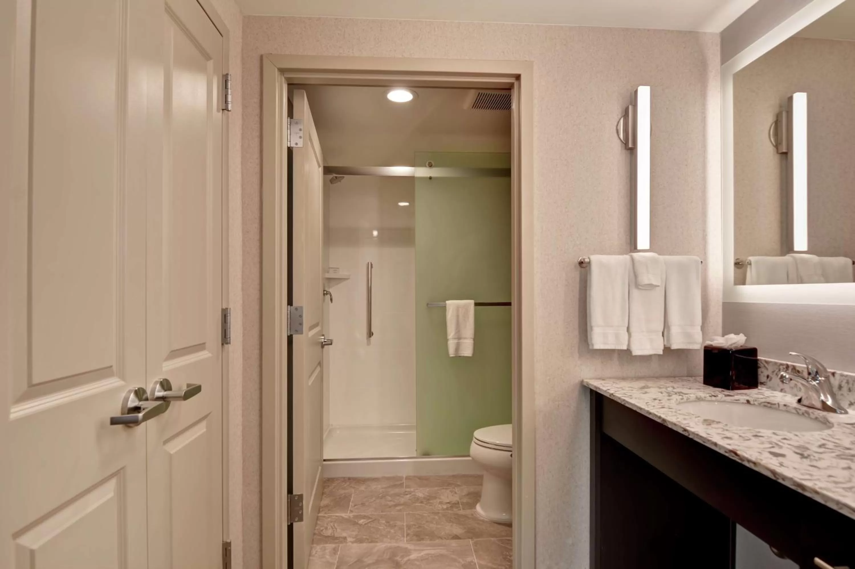 Bathroom in Homewood Suites By Hilton Poughkeepsie