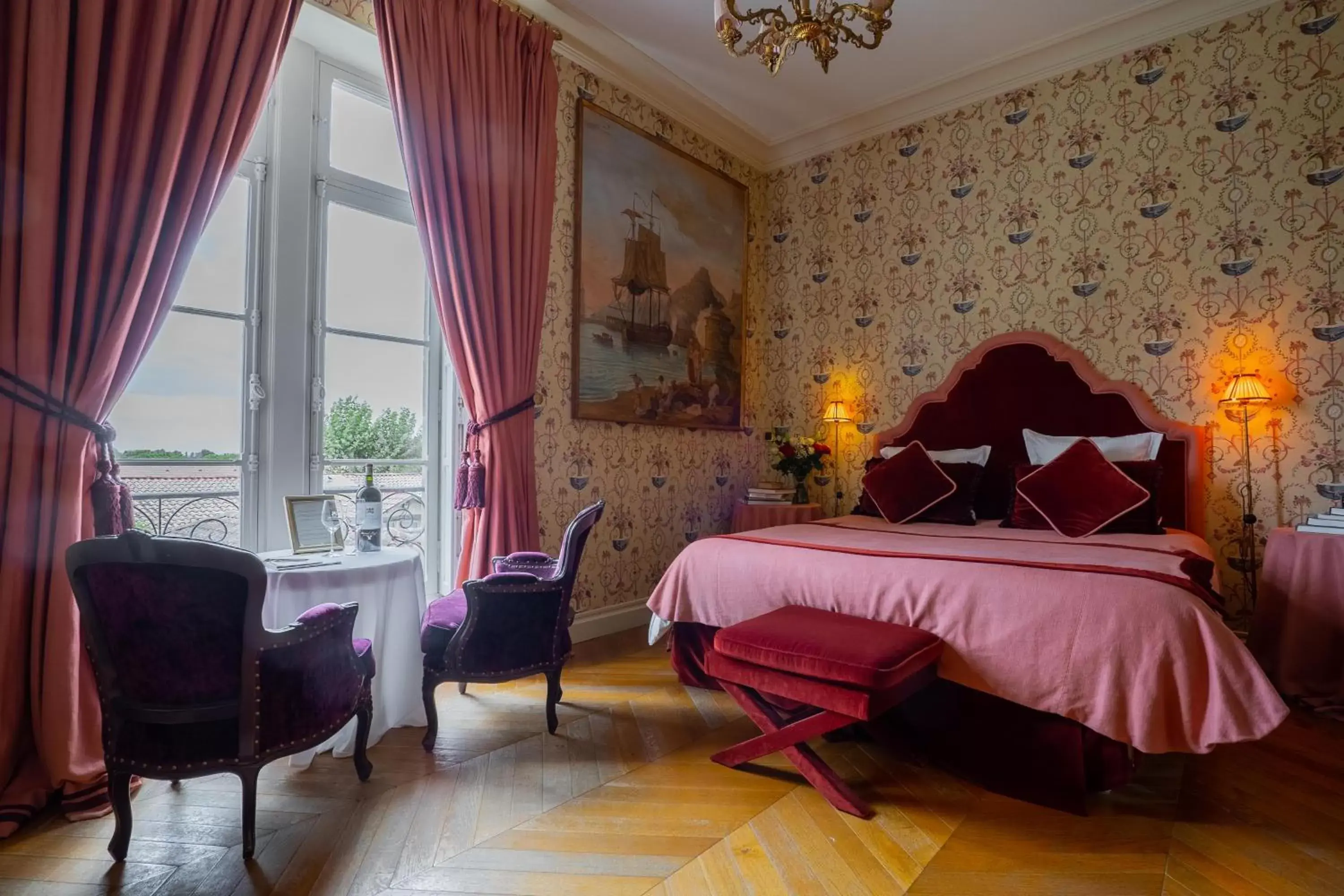 Bedroom in Château Pape Clément