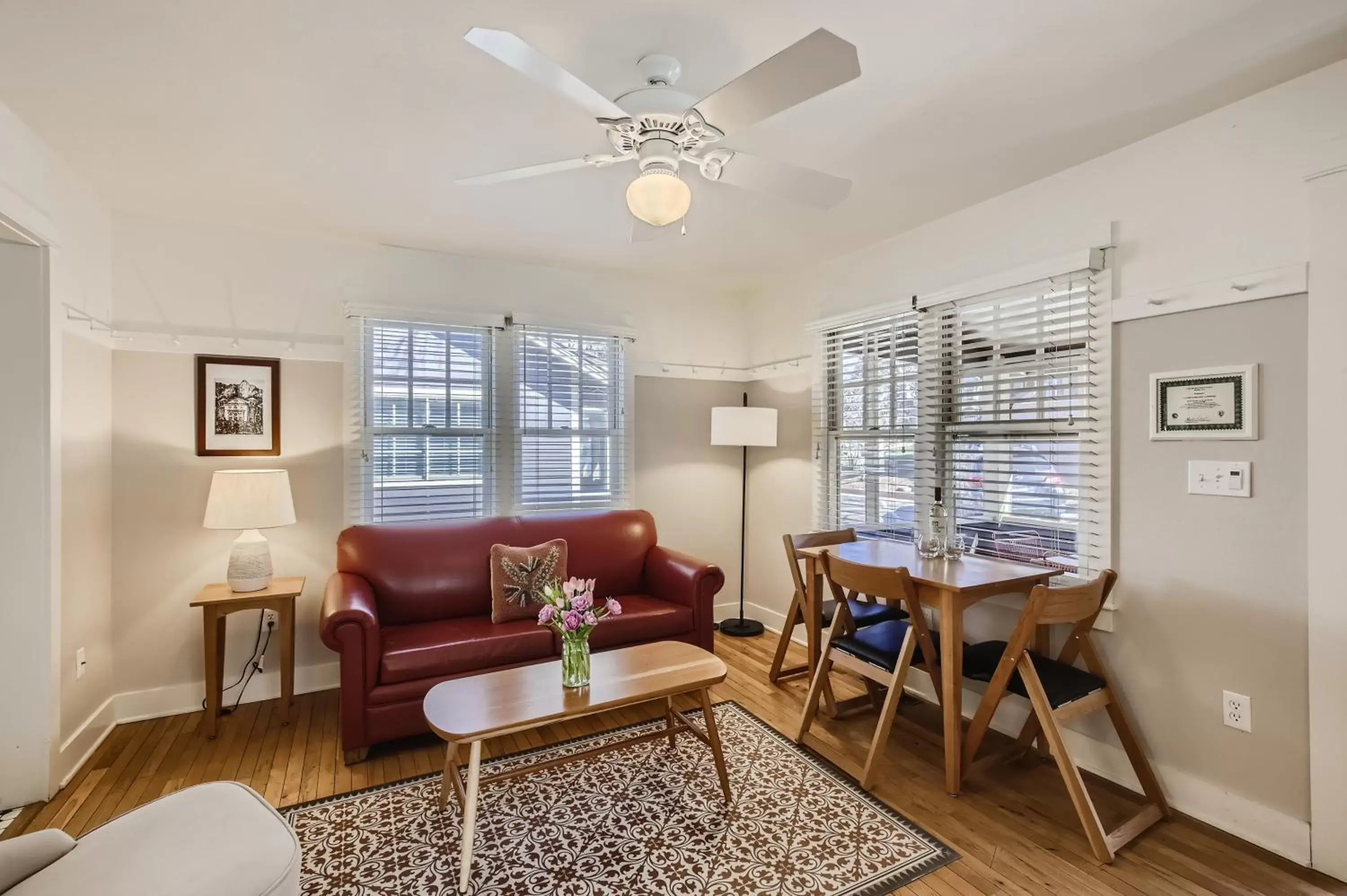Living room in Colorado Chautauqua Cottages Living room in Colorado Chautauqua Cottages