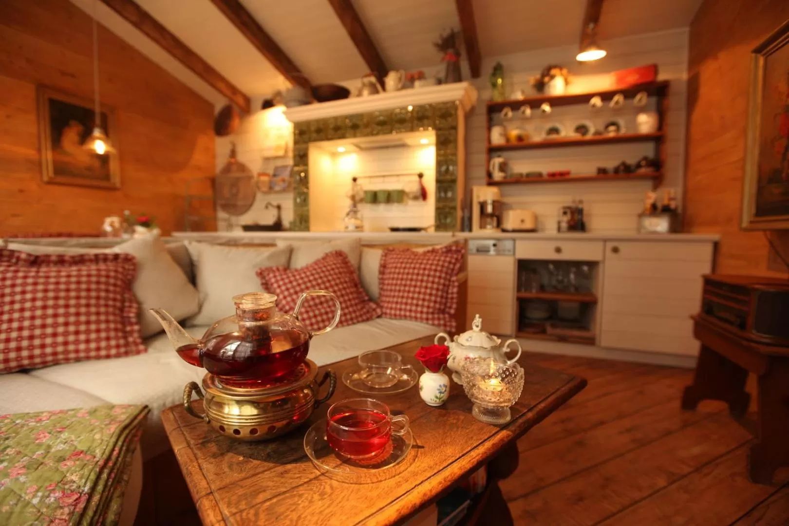 kitchen in Weißt Du noch - Gästehäuser & Suiten