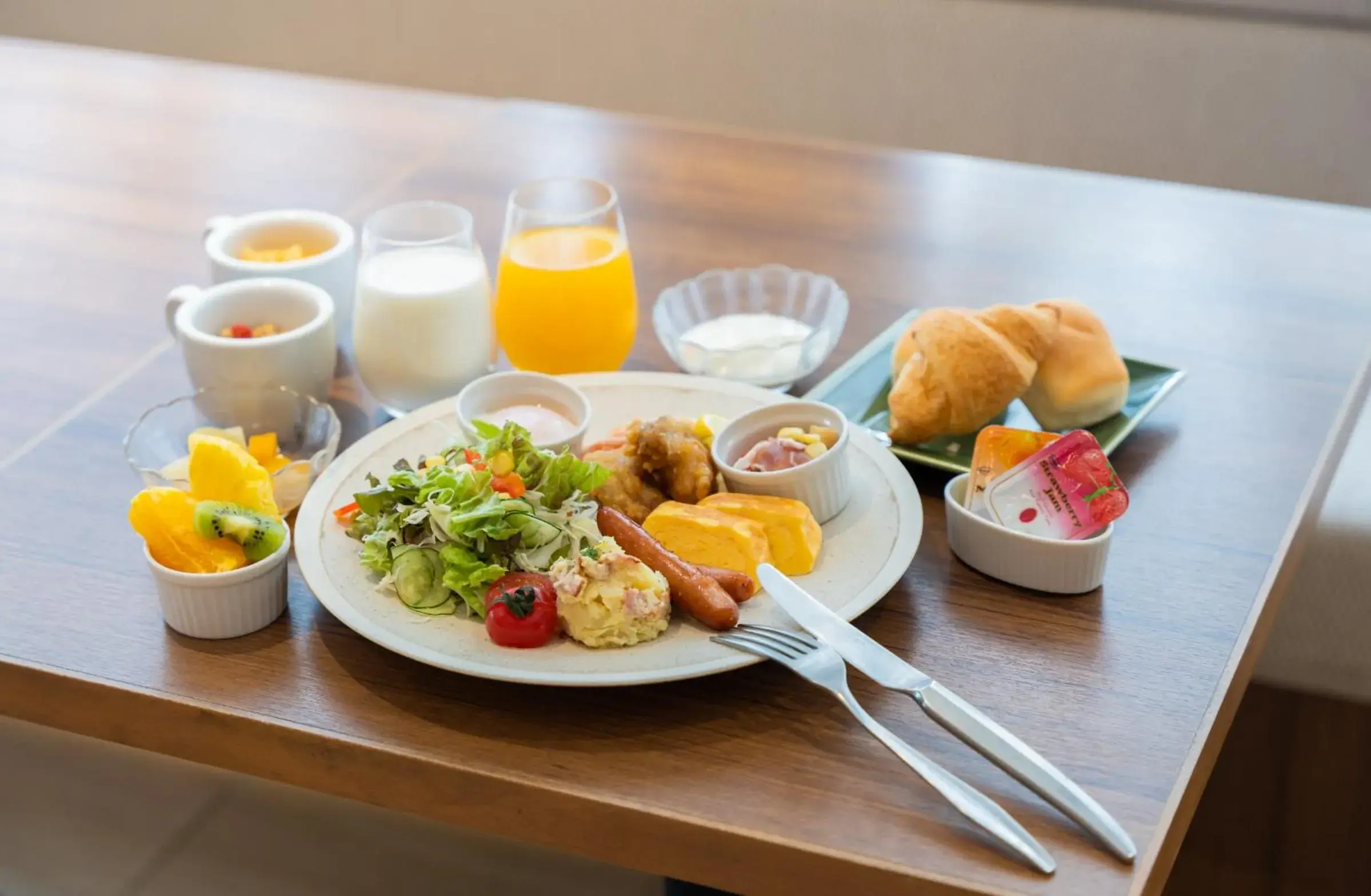 Breakfast in Hotel Katsuyama Premiere