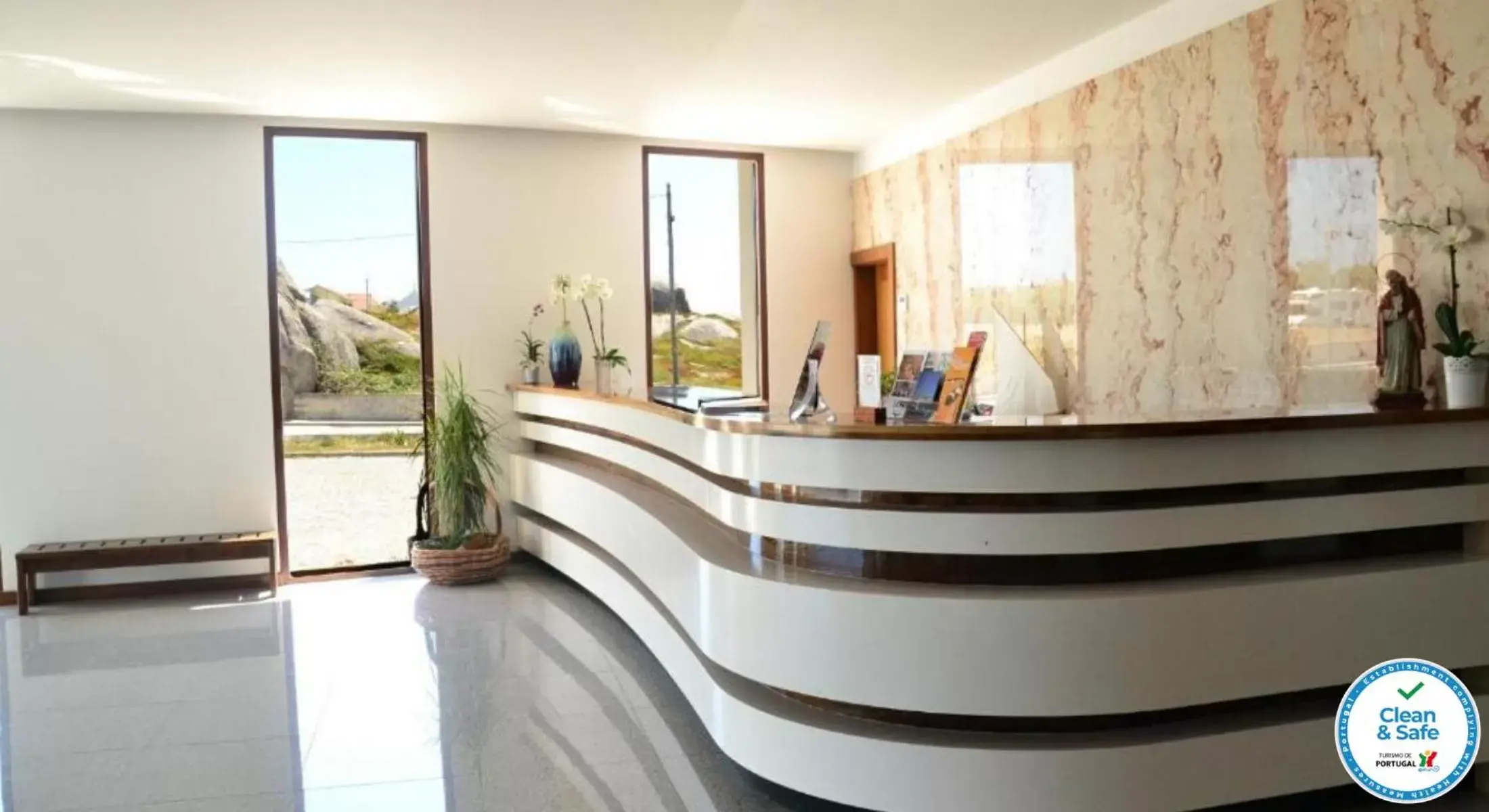 Lobby or reception in Hotel Santo Andre