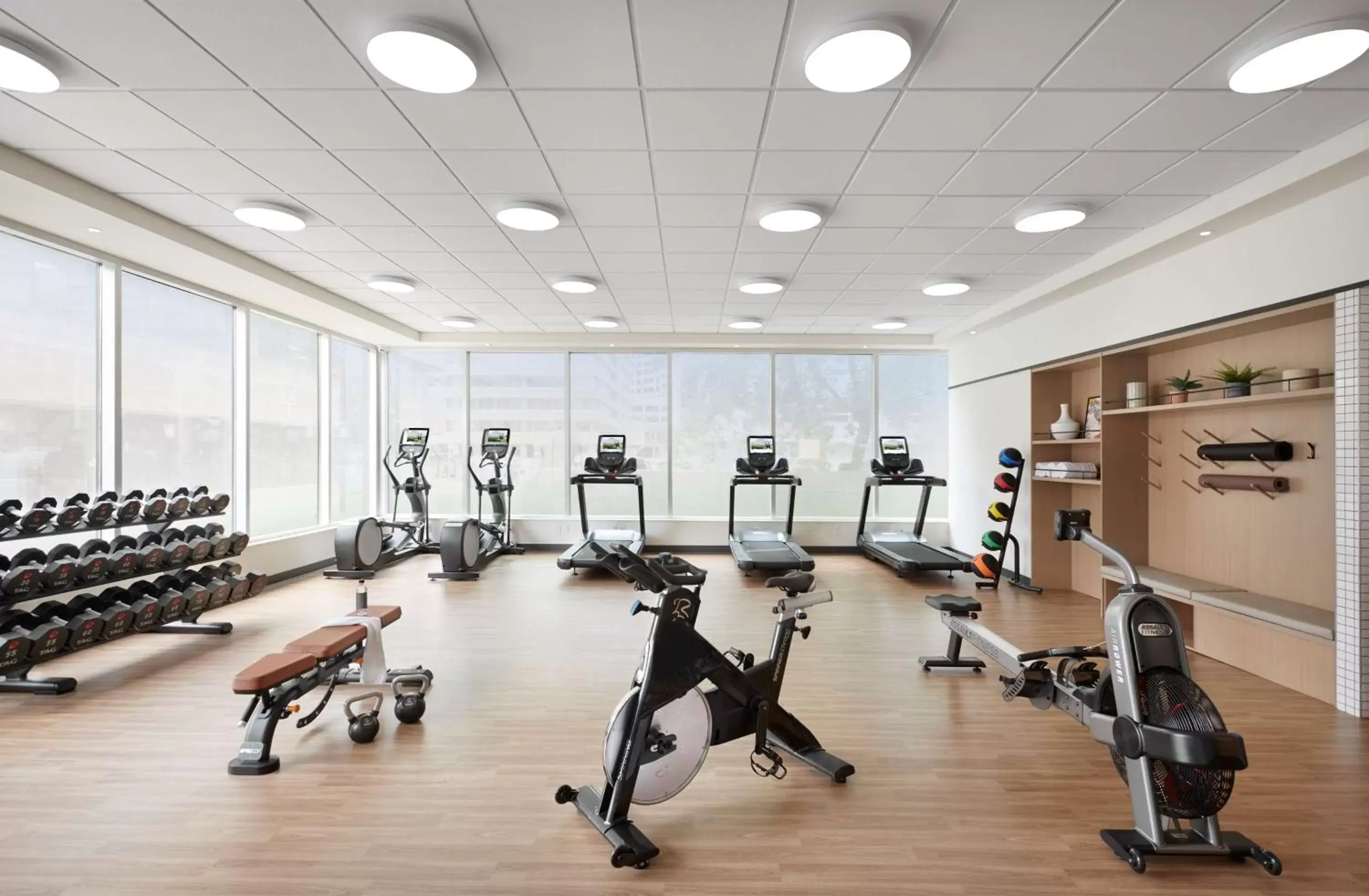 Fitness centre/facilities, Fitness Center/Facilities in The Westley Calgary Downtown, Tapestry Collection By Hilton