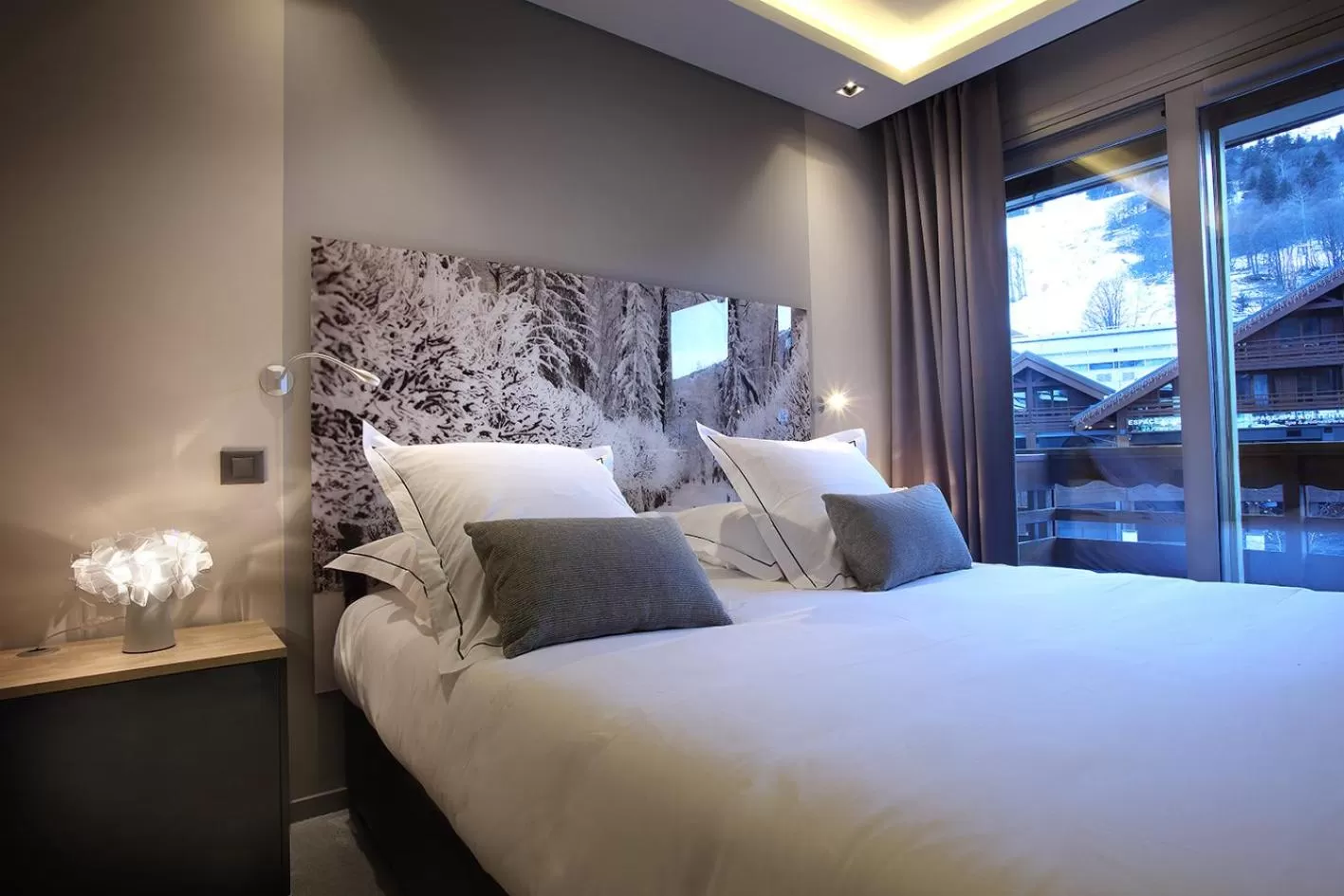 Bed in Hotel Le Tremplin