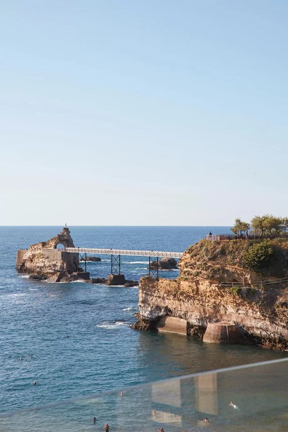 Sea view in Hôtel de La Plage