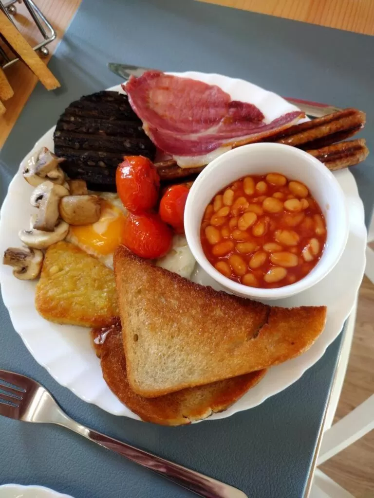 English/Irish breakfast in Seaview B&B