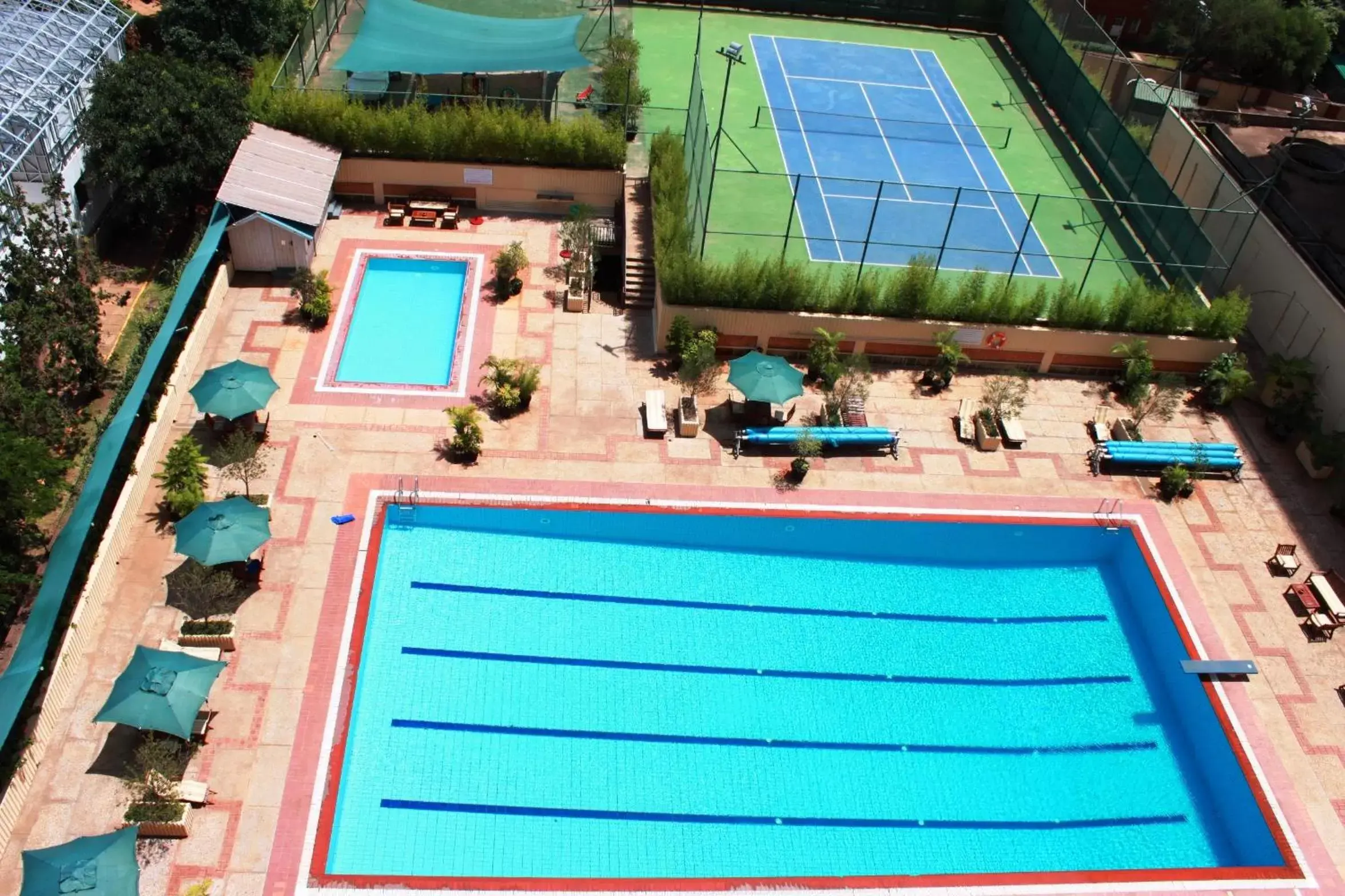 Bird's eye view, Pool View in Yaya Hotel & Apartments