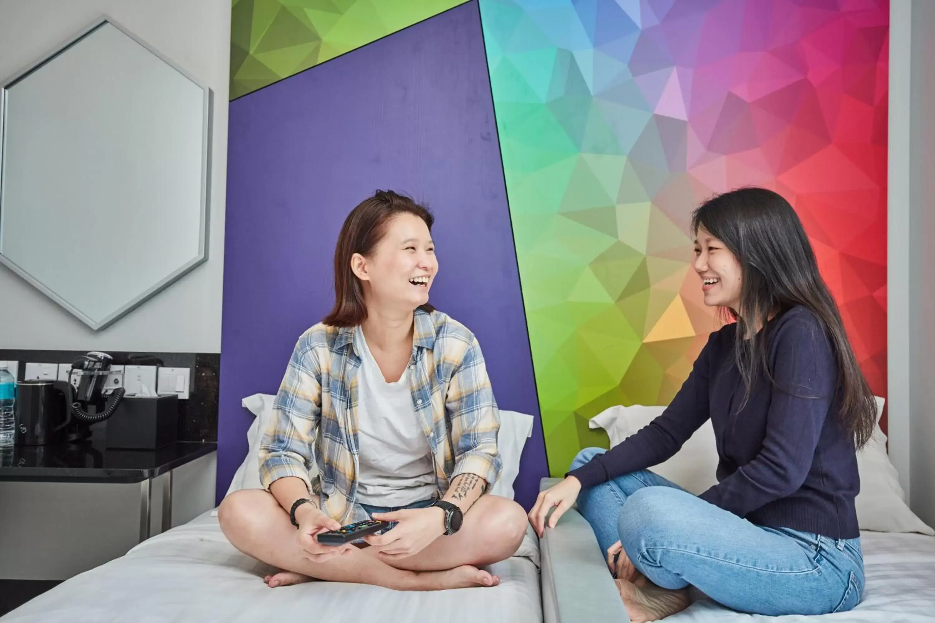 Bed in ibis budget Singapore Ametrine Bed in ibis budget Singapore Ametrine