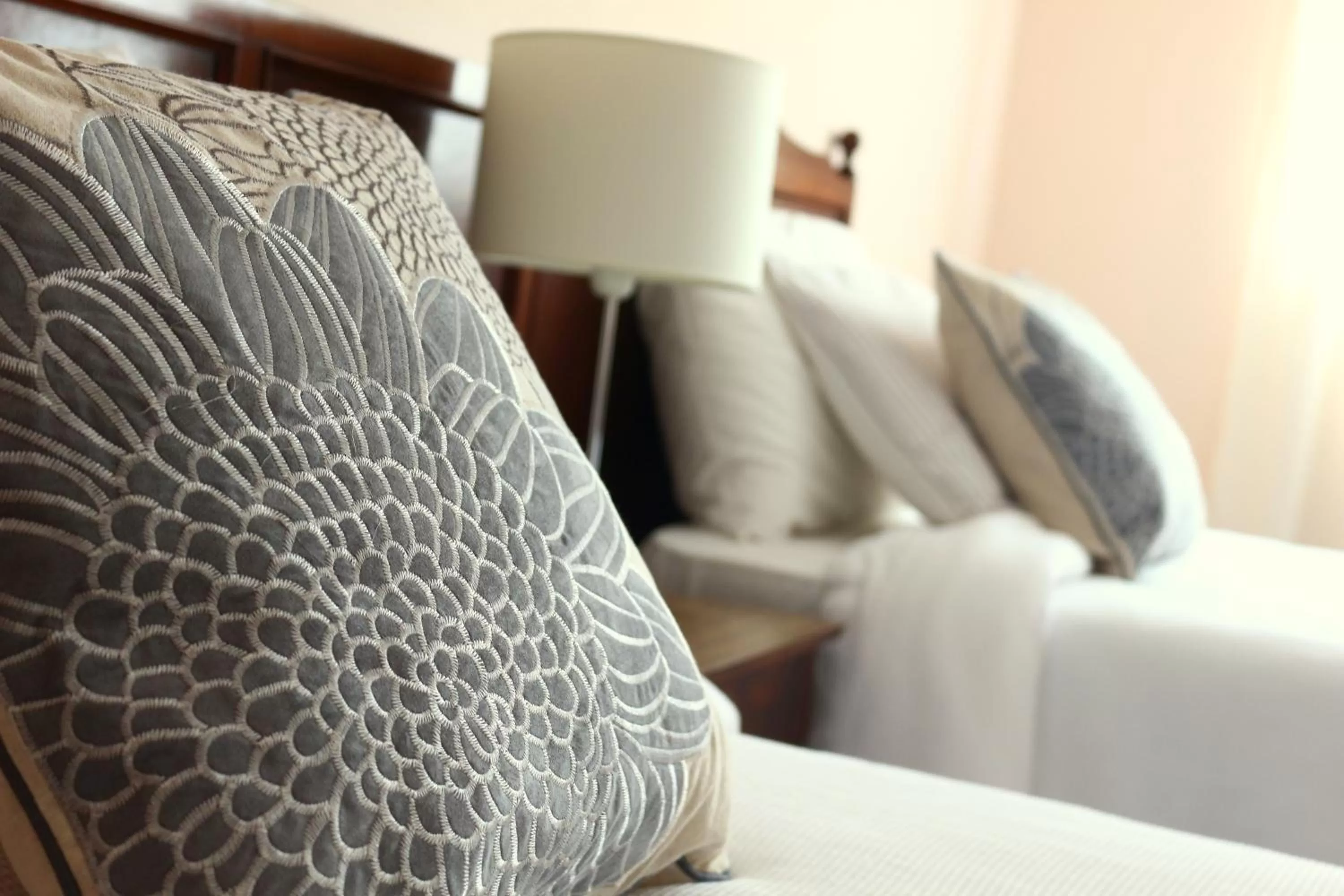 Decorative detail, Bed in Hotel San Martin