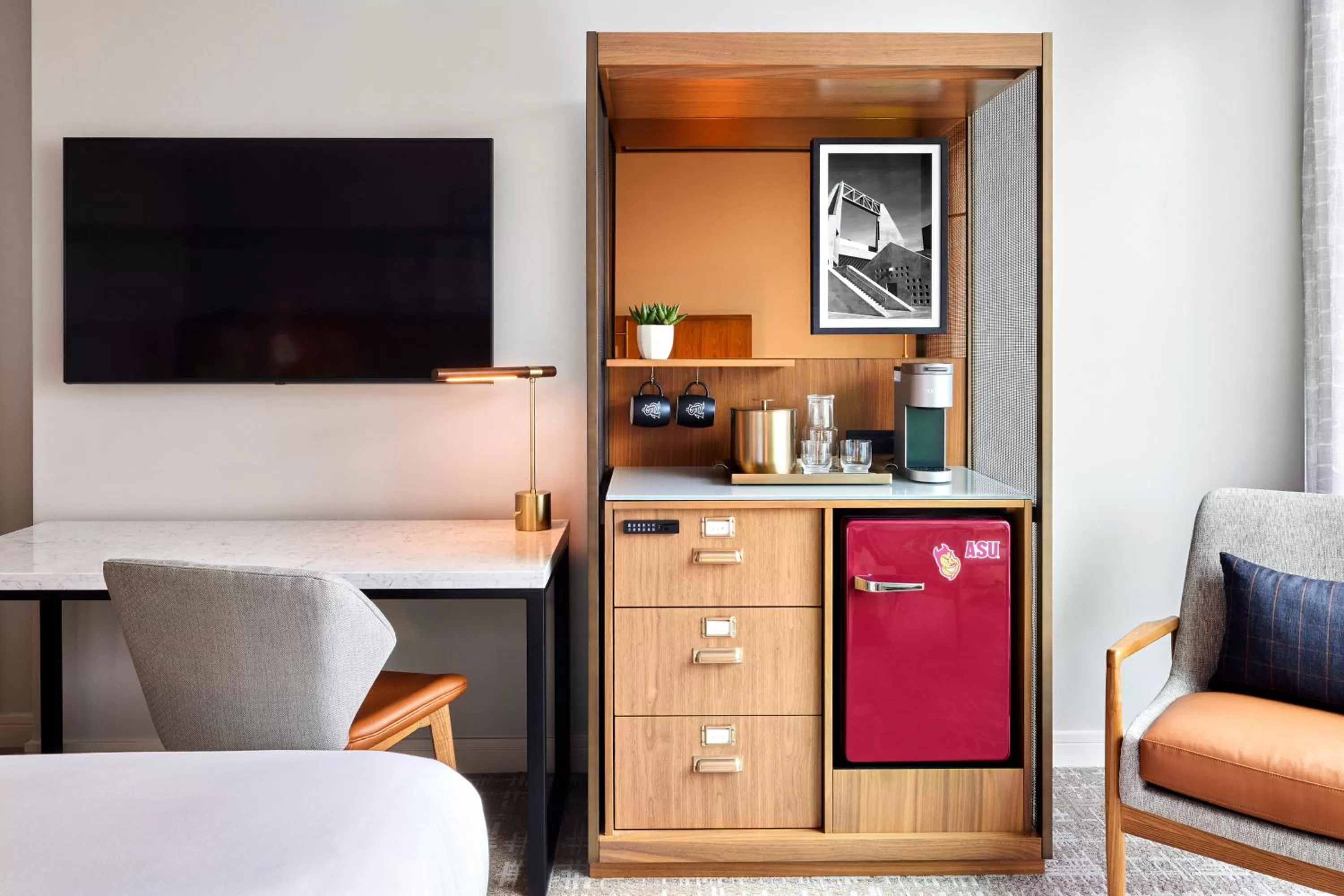 Bedroom in Omni Tempe Hotel at ASU