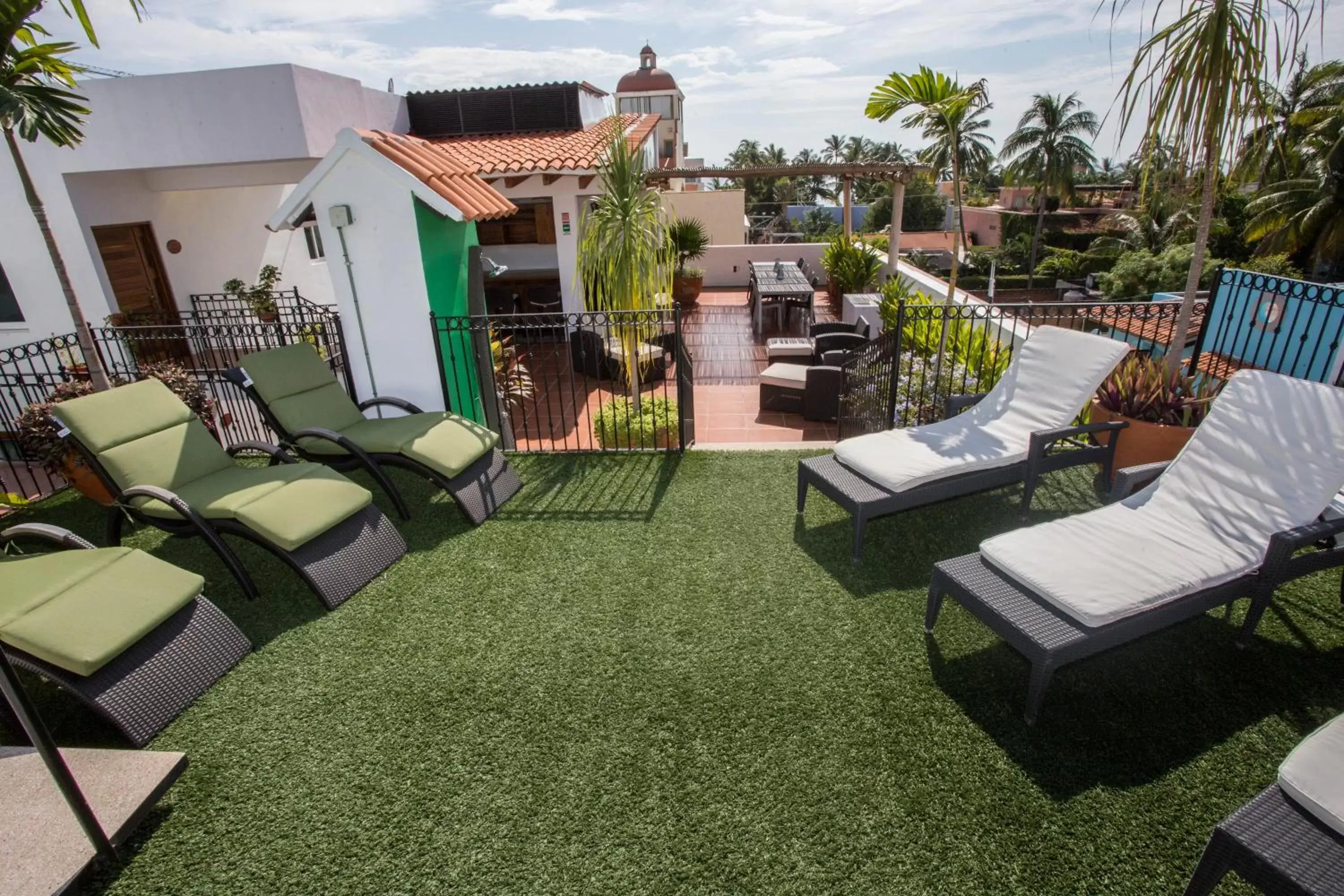 Patio in Refugio del Mar Luxury Hotel Boutique