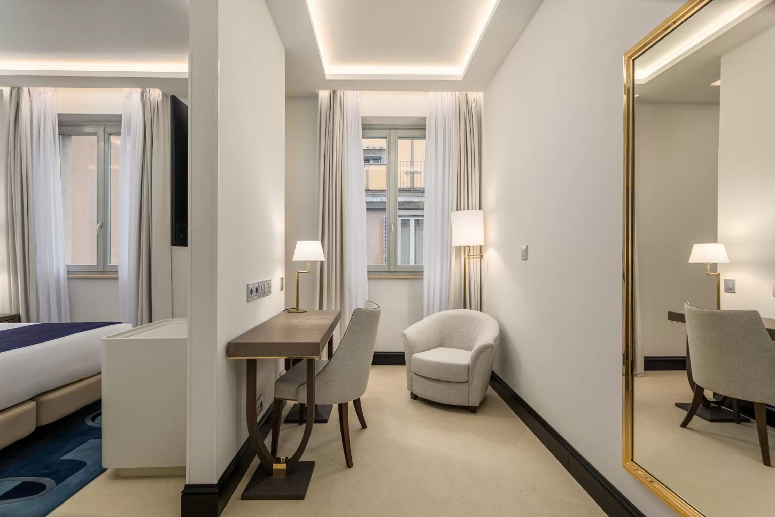 Bedroom, Bed in Room Mate Collection Filippo, Rome-Fontana di Trevi