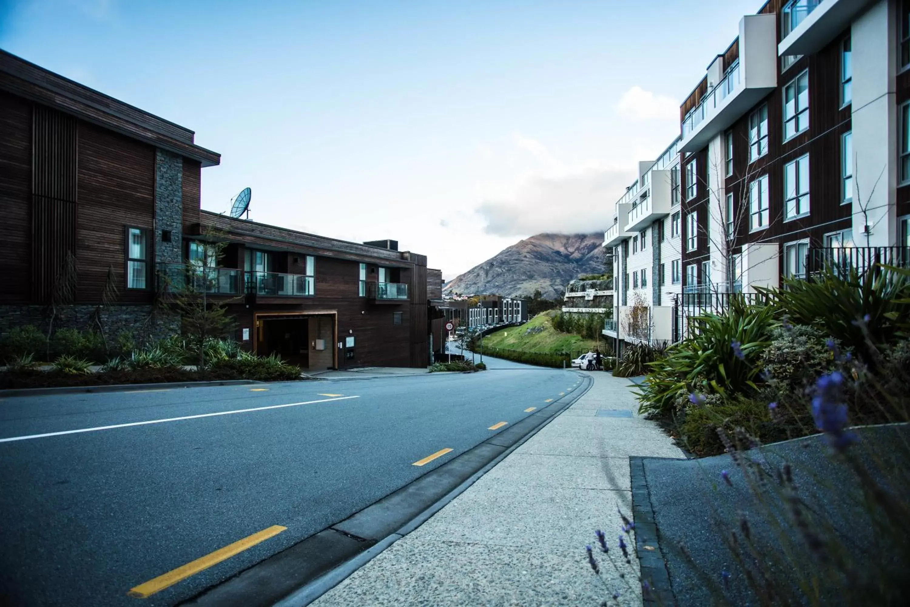 Street view, Property Building in Queenstown Village Apartments