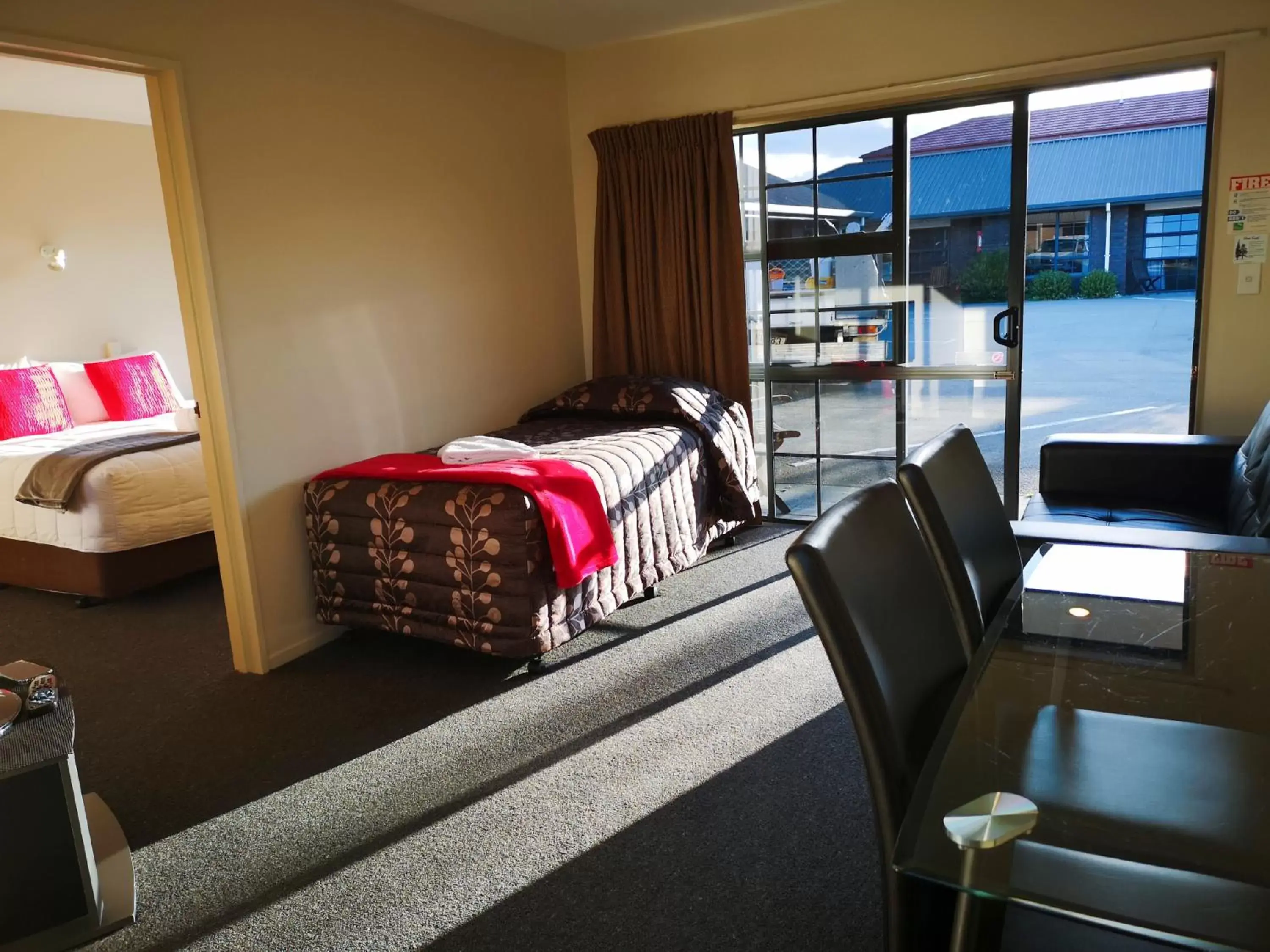 Living room in Aston Court Motel