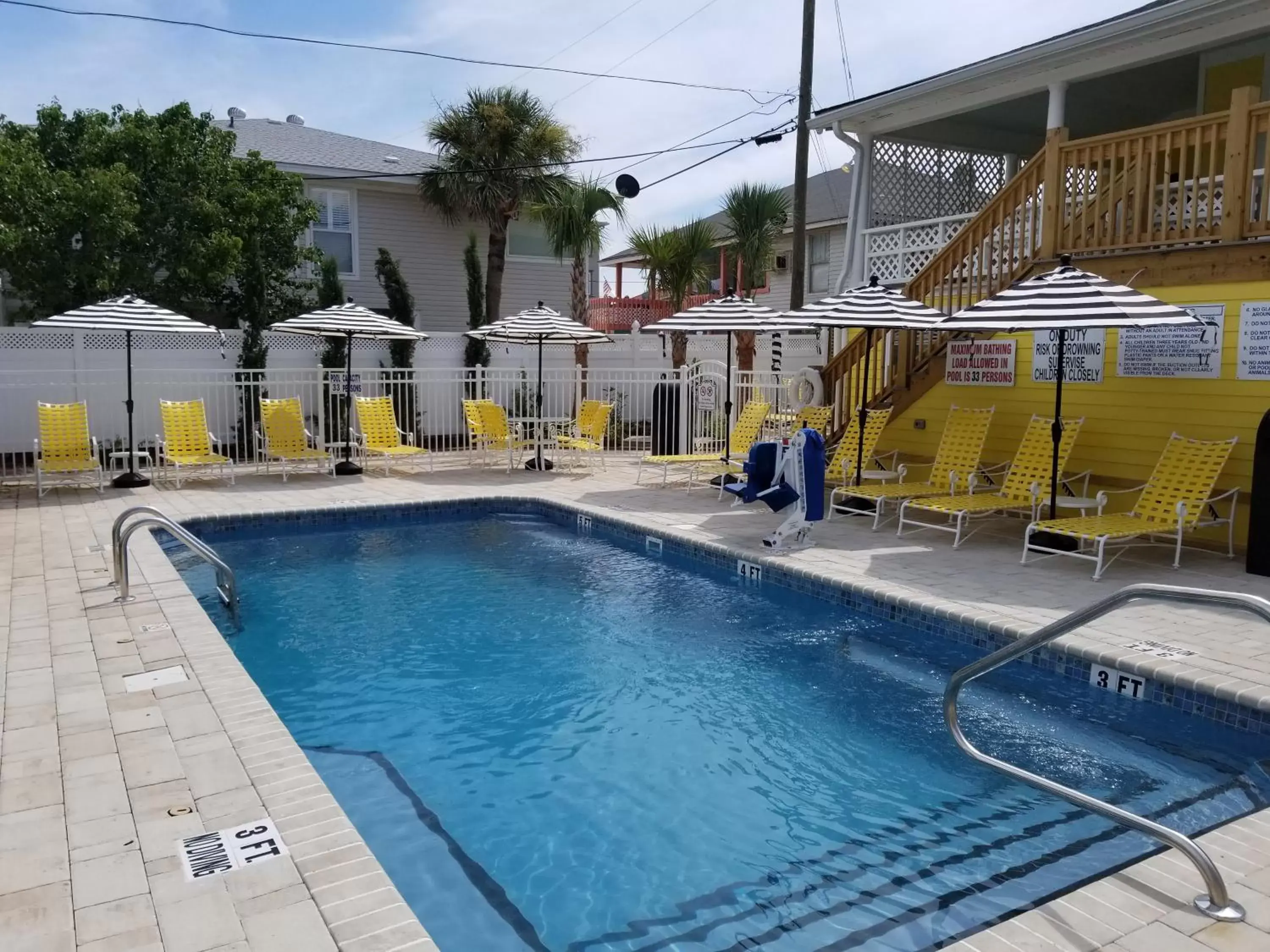 Swimming Pool in Georgianne Inn & Suites check in 212 Bulter Ave