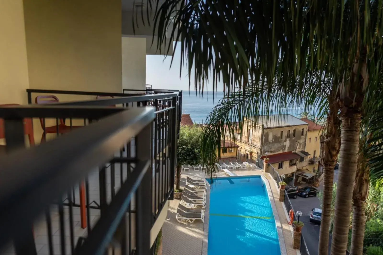 Pool view in Hotel Corallo Pool view in Hotel Corallo
