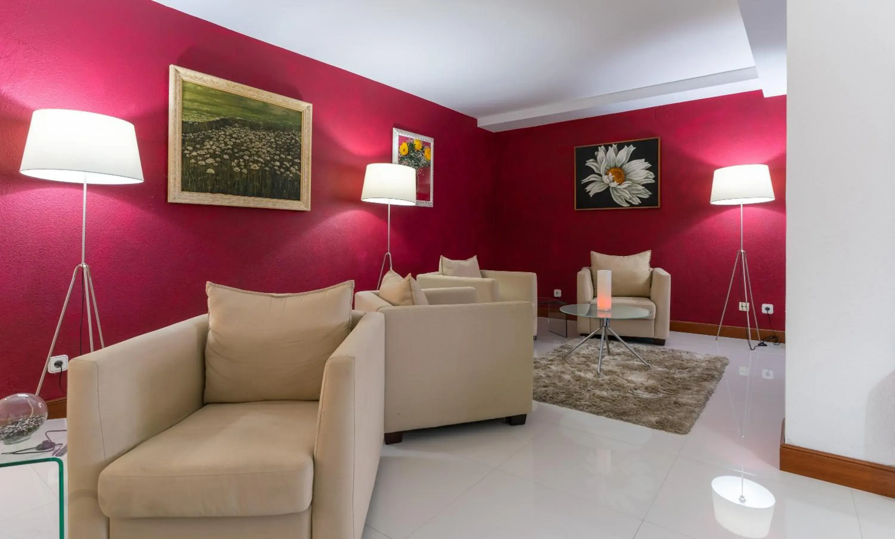 Living room, Seating Area in Chateau La Roca